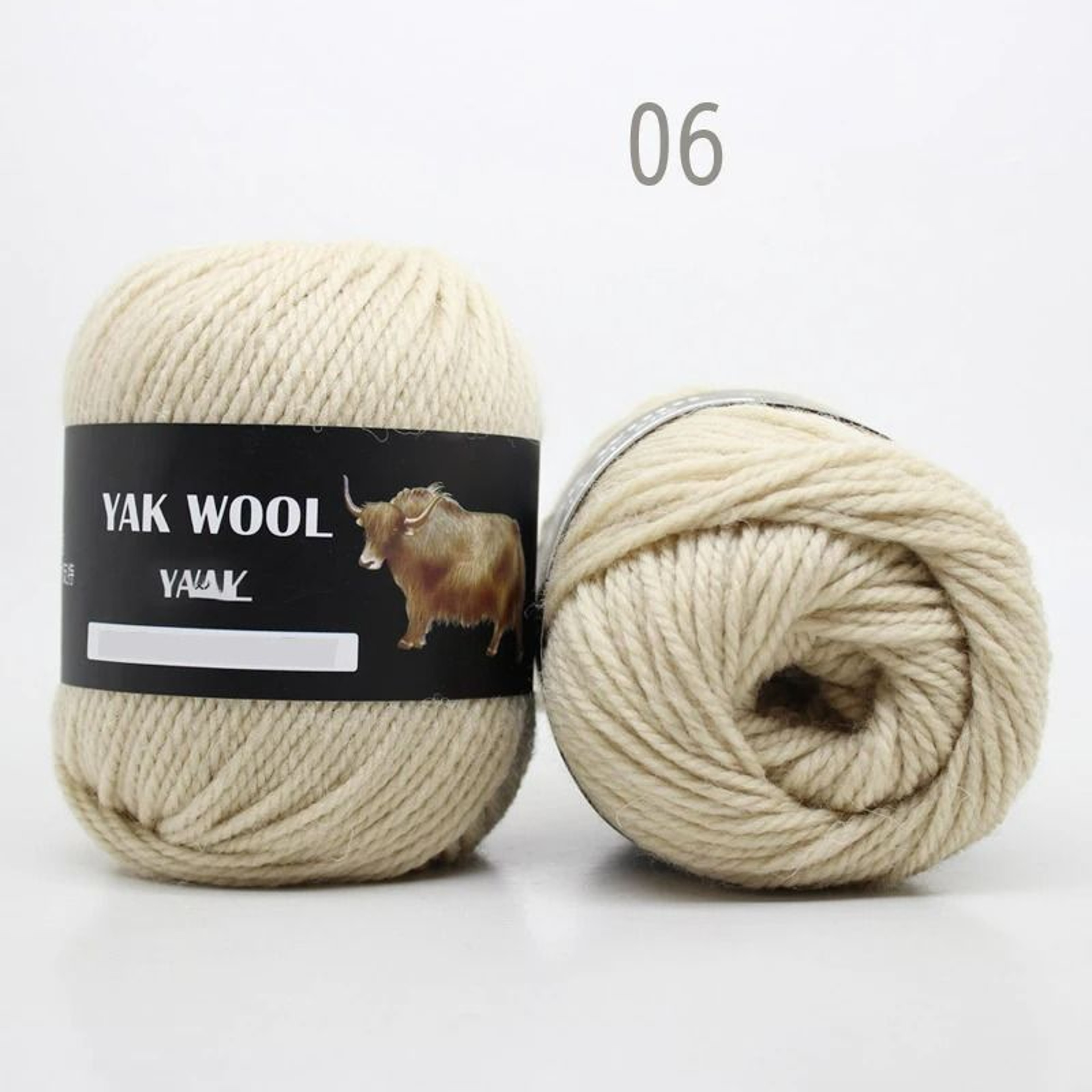 3Strand Yak Down MediumThick Wool Yarn Ball 11