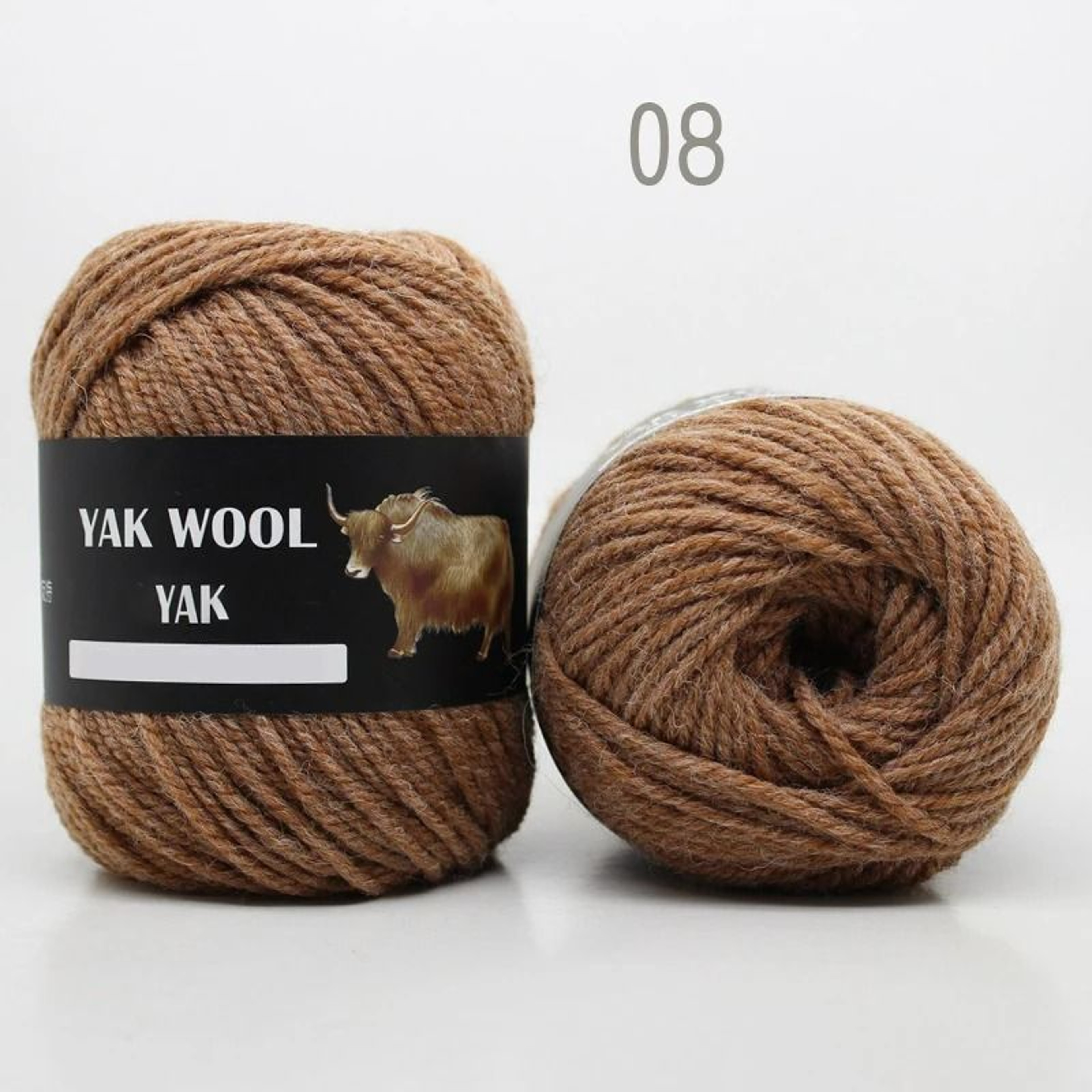 3Strand Yak Down MediumThick Wool Yarn Ball 13