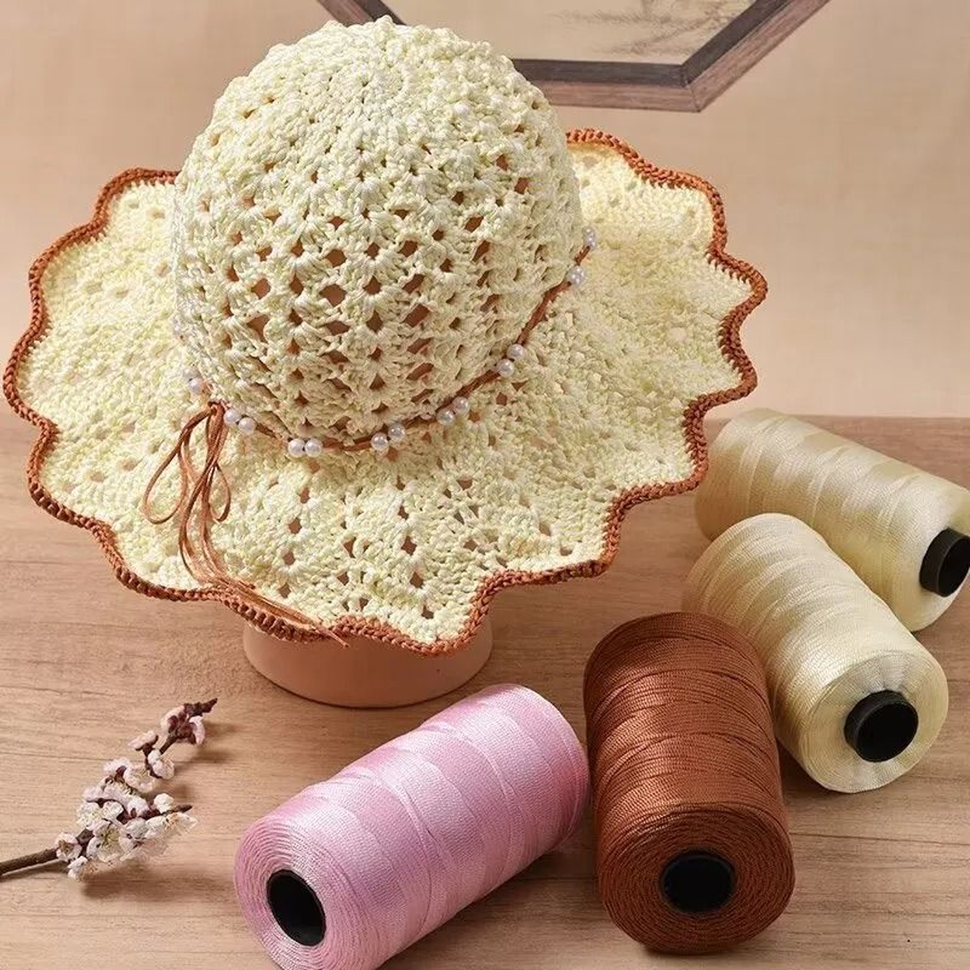 055 Lb Summer Crochet Flat Yarn 4