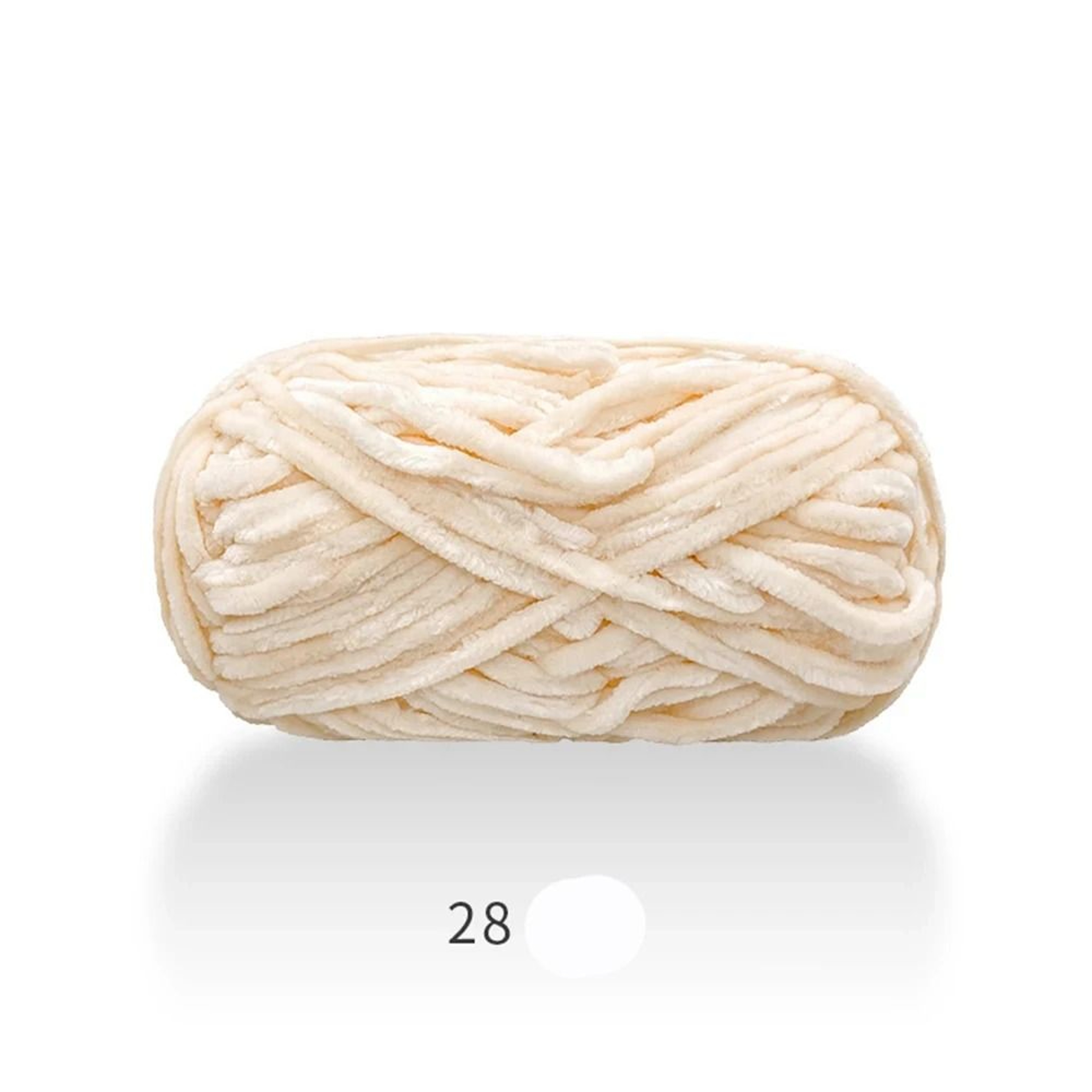 87Yard Thick Chenille Velvet Knitting  Crochet Yarn 18