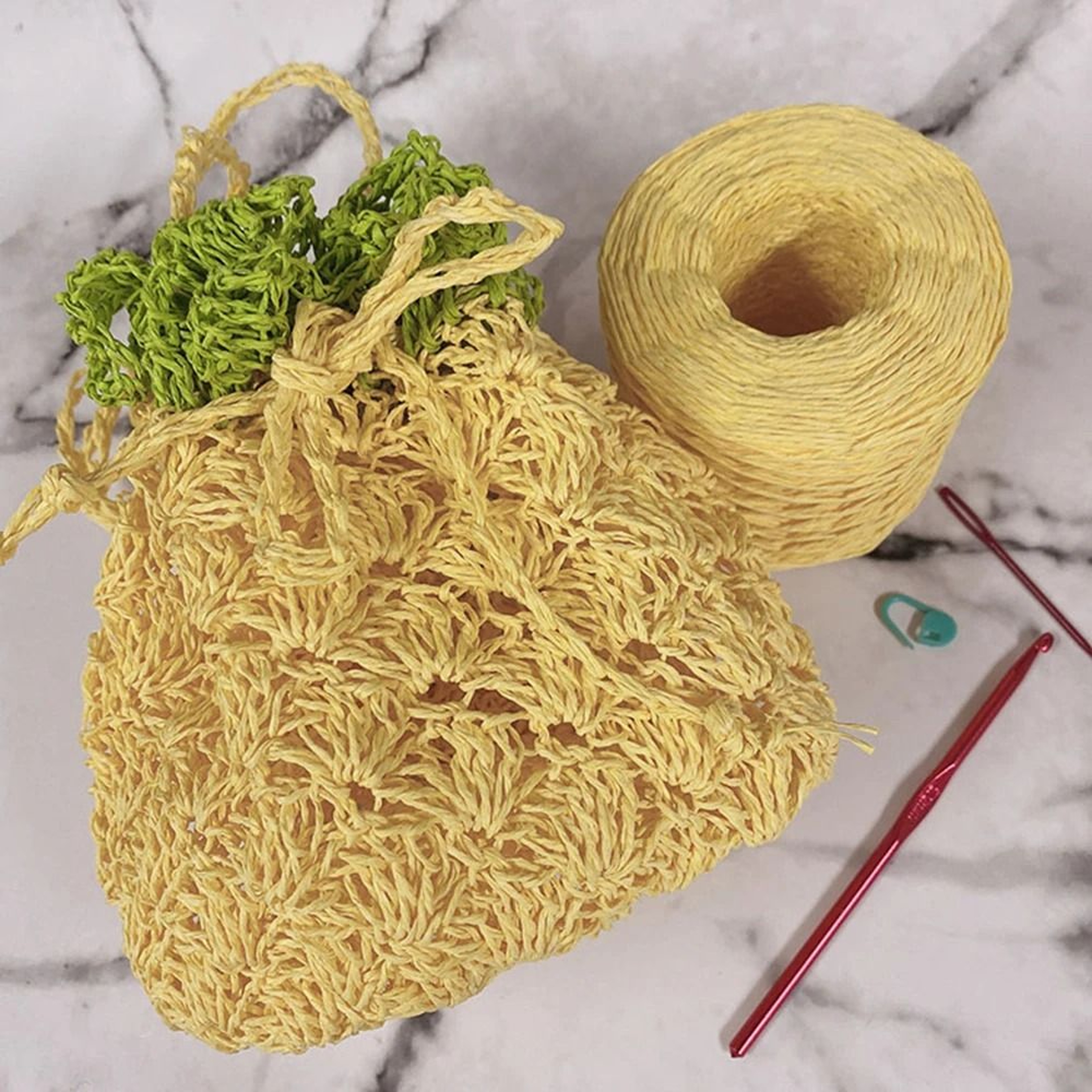 218Yard Natural Raffia Straw Paper Yarn 4