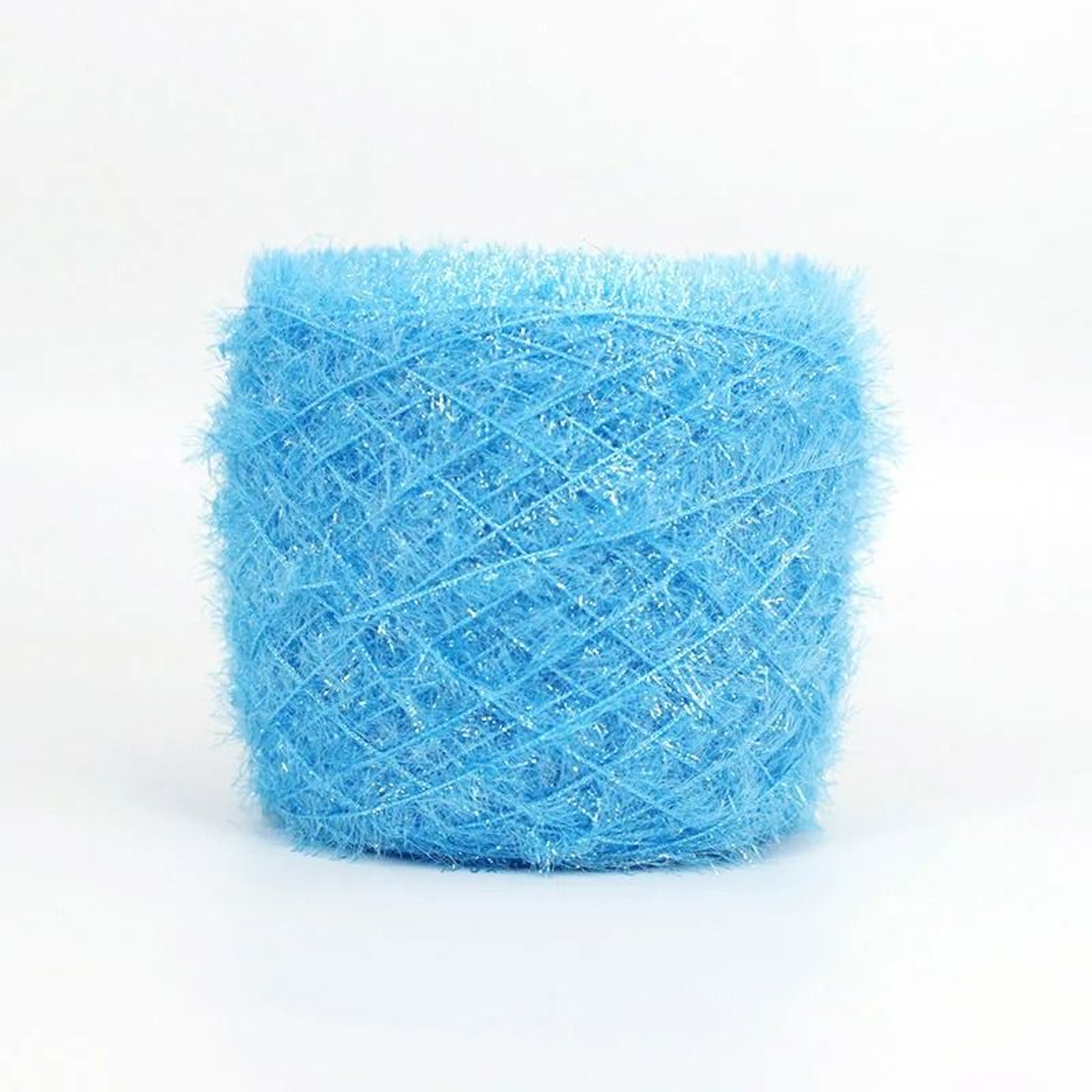 Sparkly SpaceDye Acrylic  Glass Silk HandKnitting Yarn 15