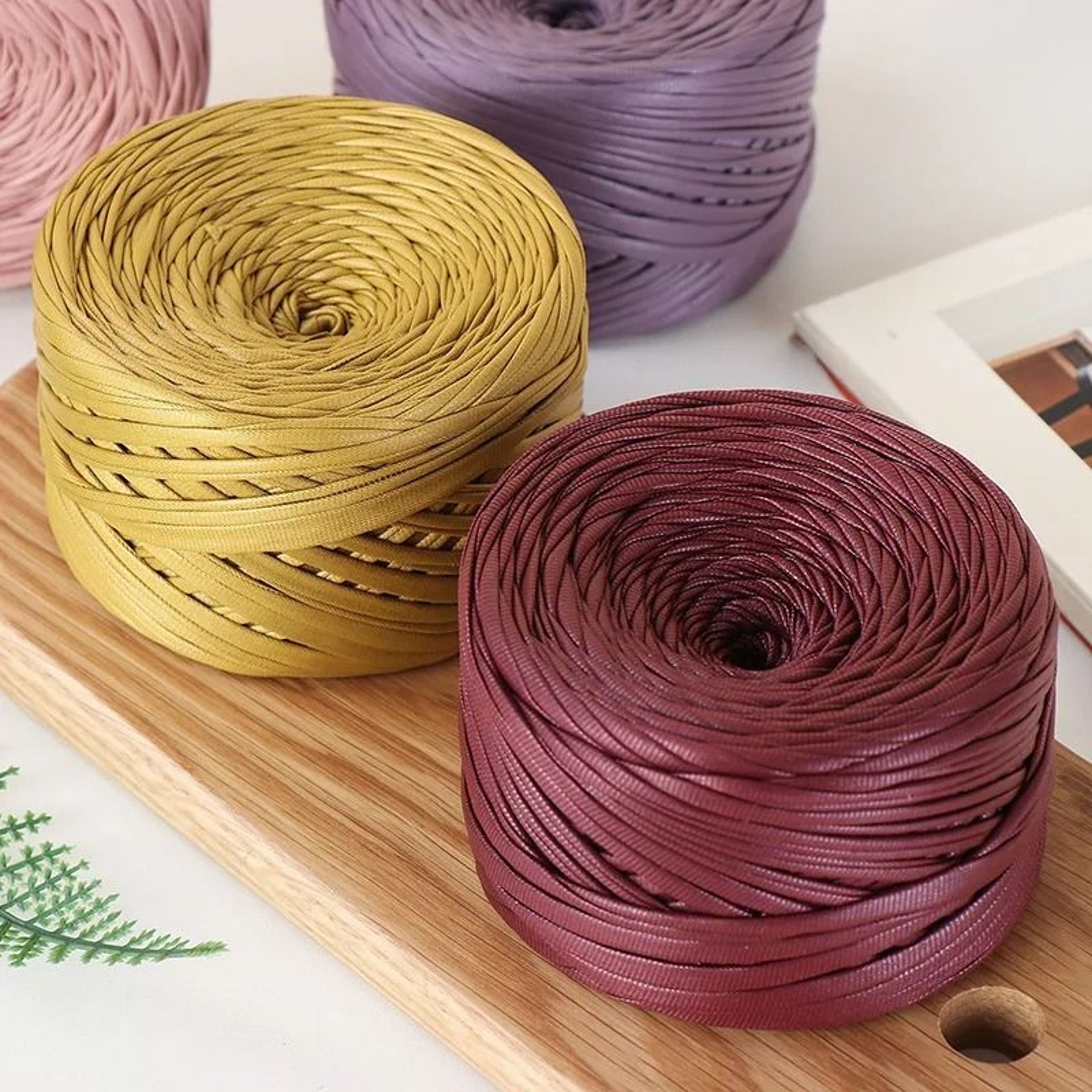 044 Lb Nappa Matte Imitation Leather Fabric Yarn 2