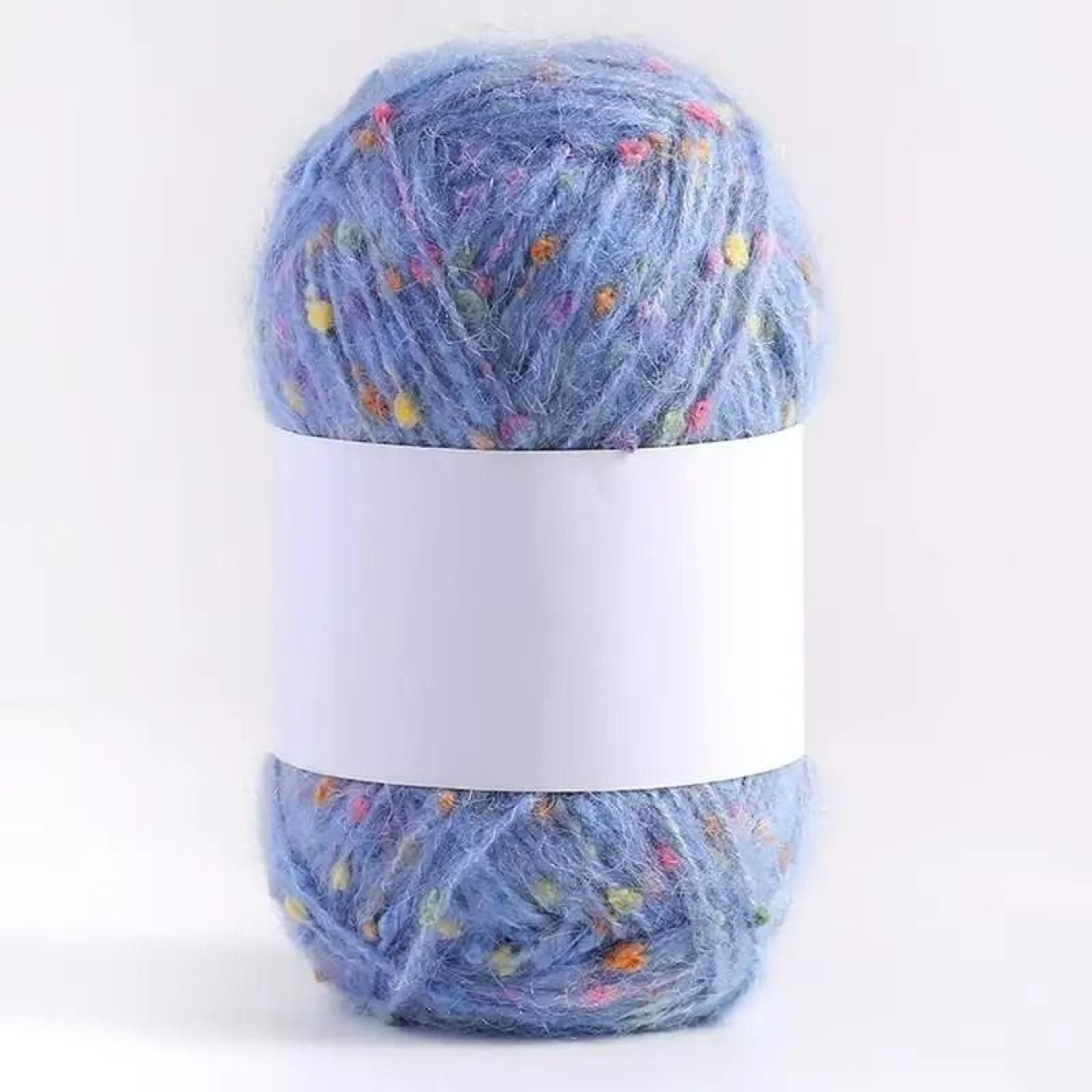 Rainbow Color Dot Mohair HandKnitting  Crochet Yarn 0