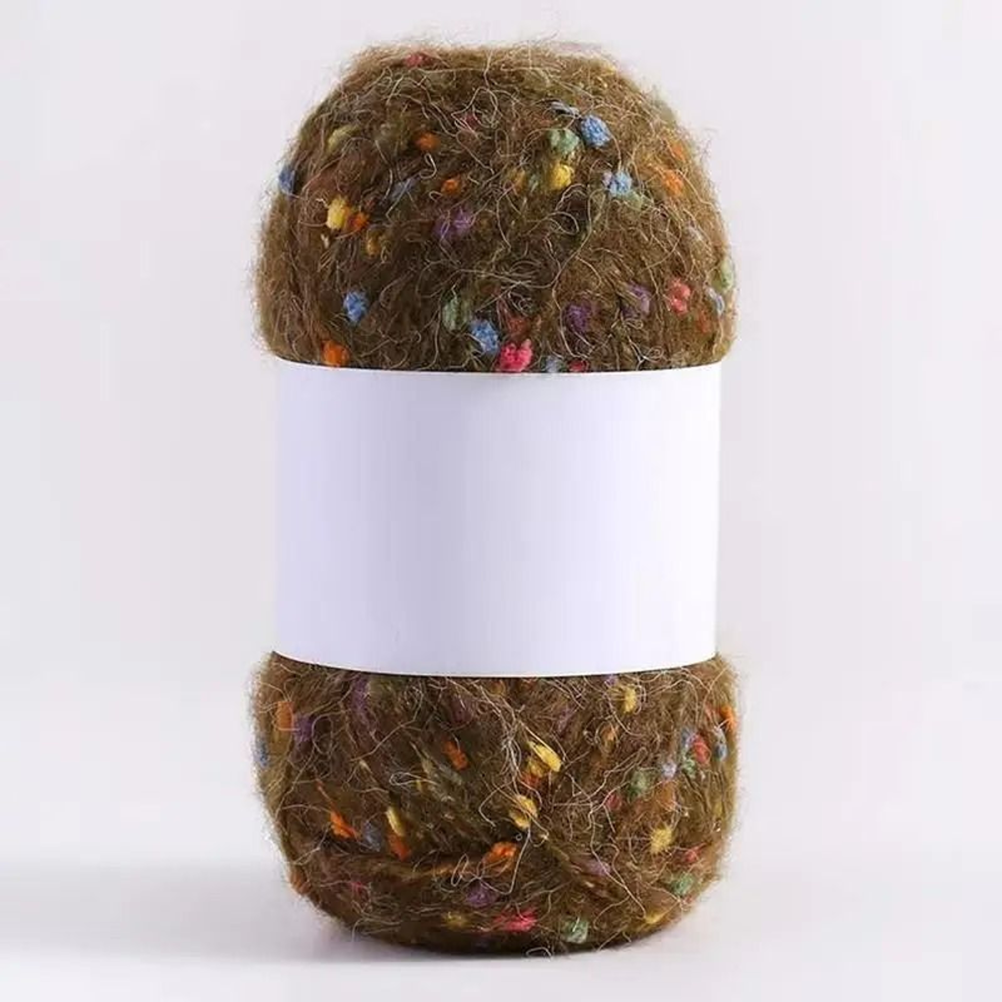 Rainbow Color Dot Mohair HandKnitting  Crochet Yarn 1