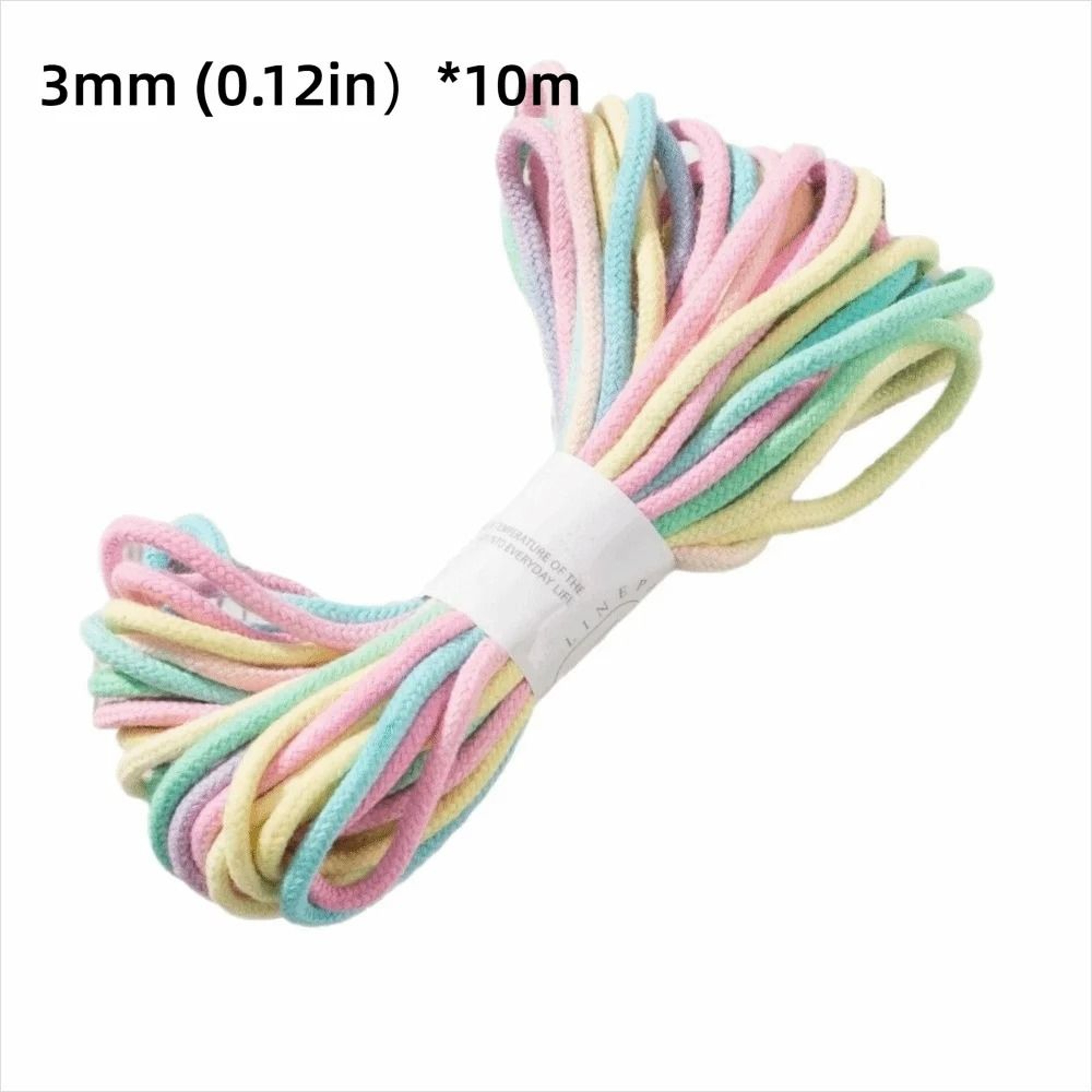 11Yard Gradient HandDyed Cotton Macrame Rope 012 In  3 Mm 5