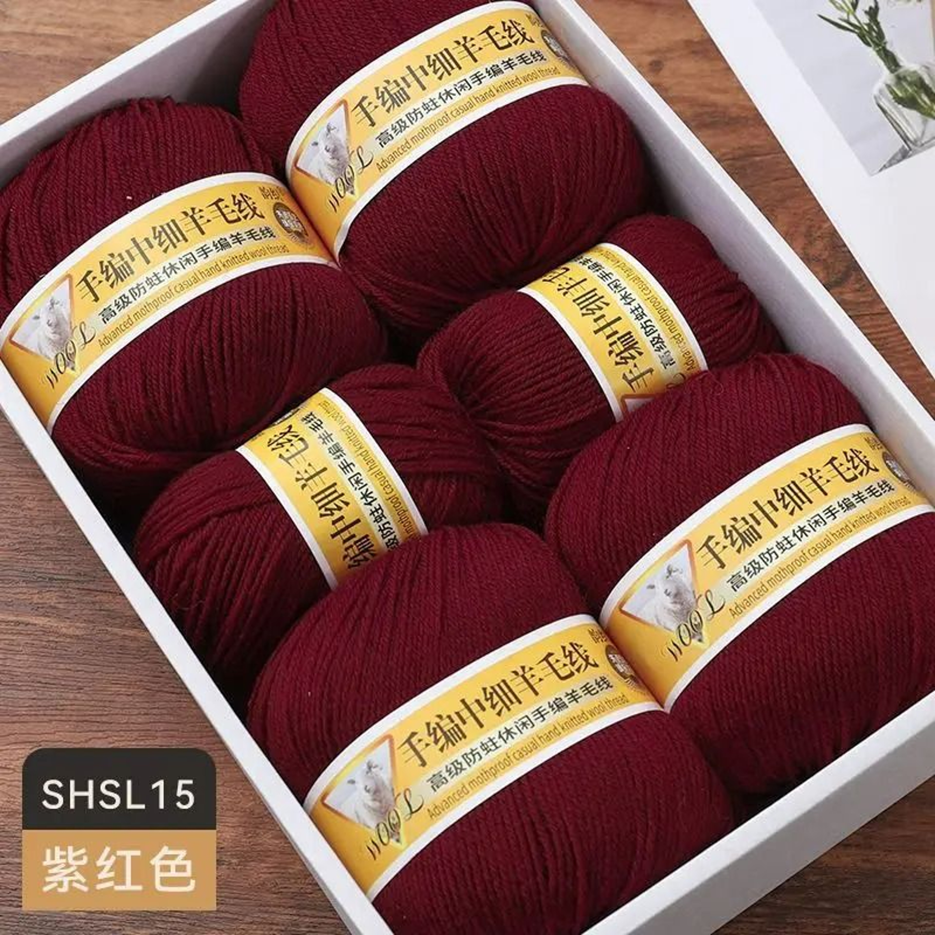 11 Lb MediumThin Soft Baby Wool Yarn Set 11