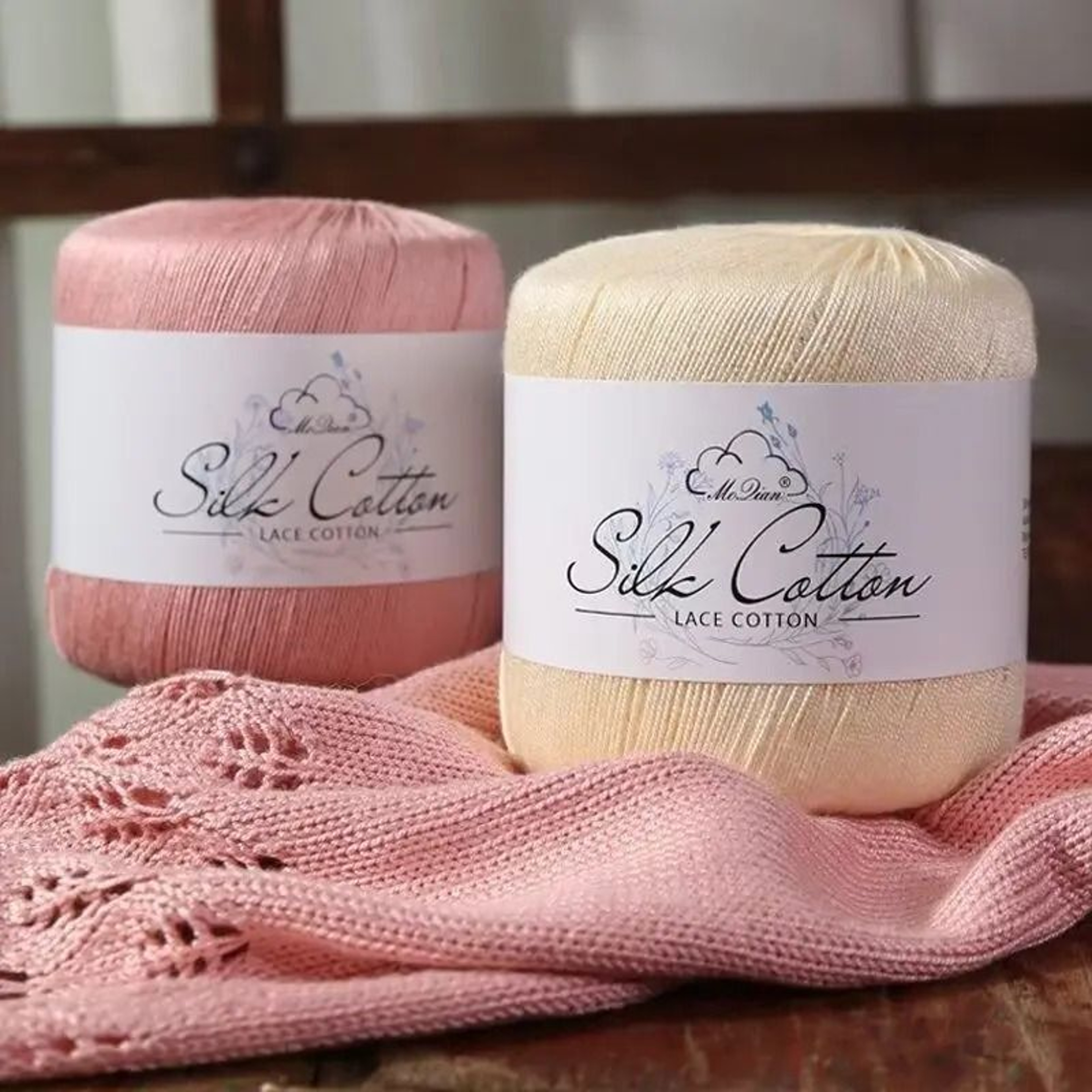 011 Lb No 6 Silk Cotton Lace Thread 0