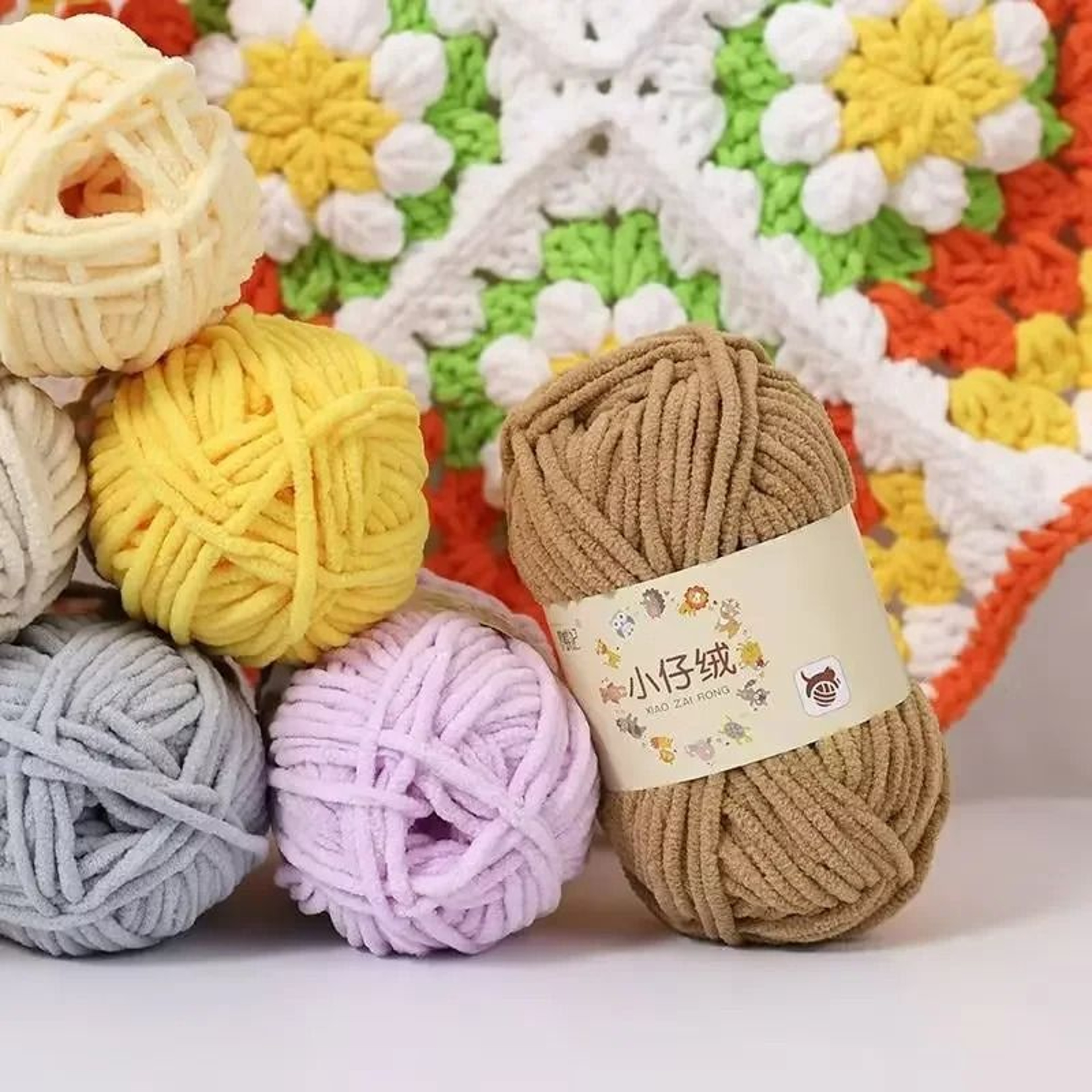 011 Lb Thick Velvet Chenille Yarn 0