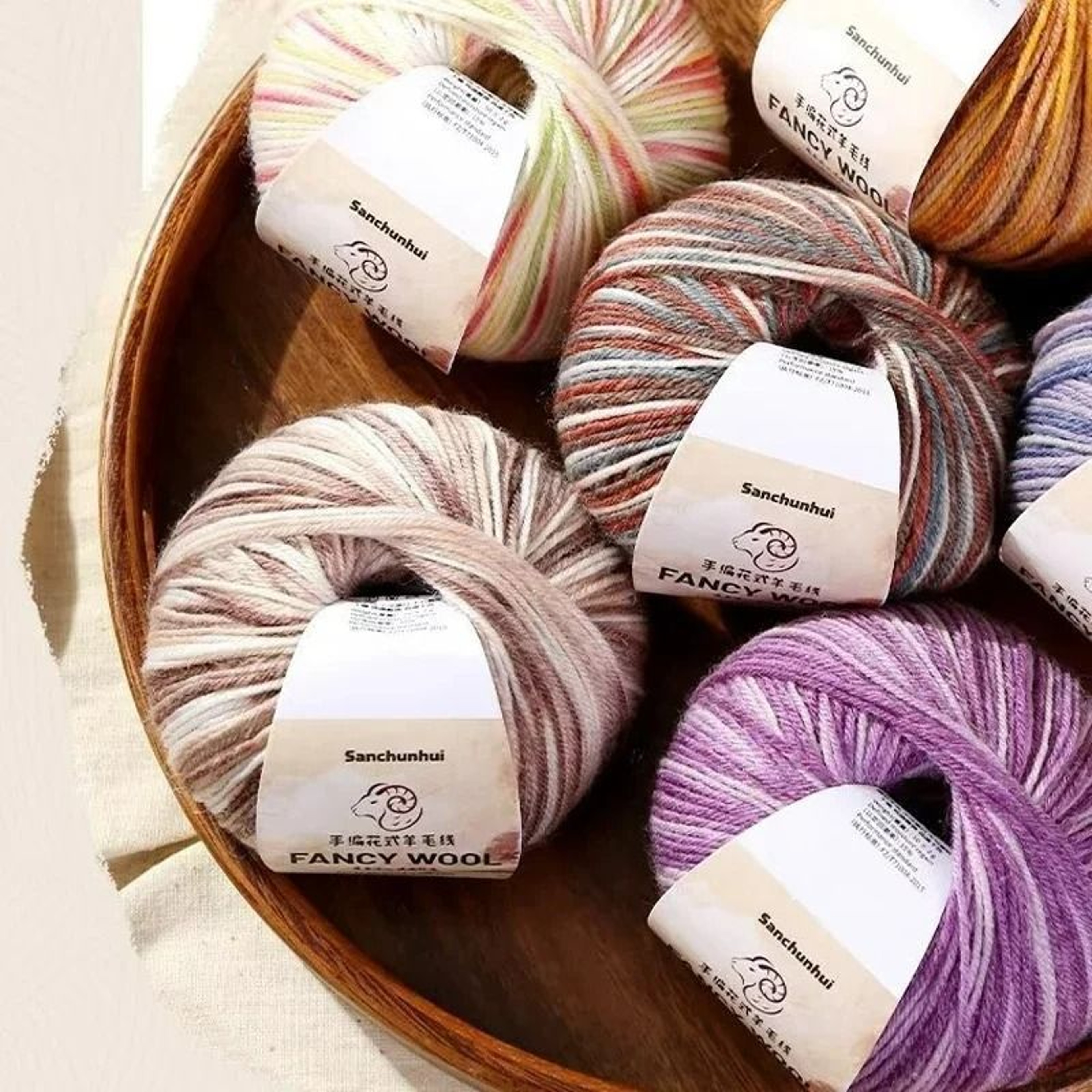 011 Lb Gradient Cake Wool Cotton Yarn 4