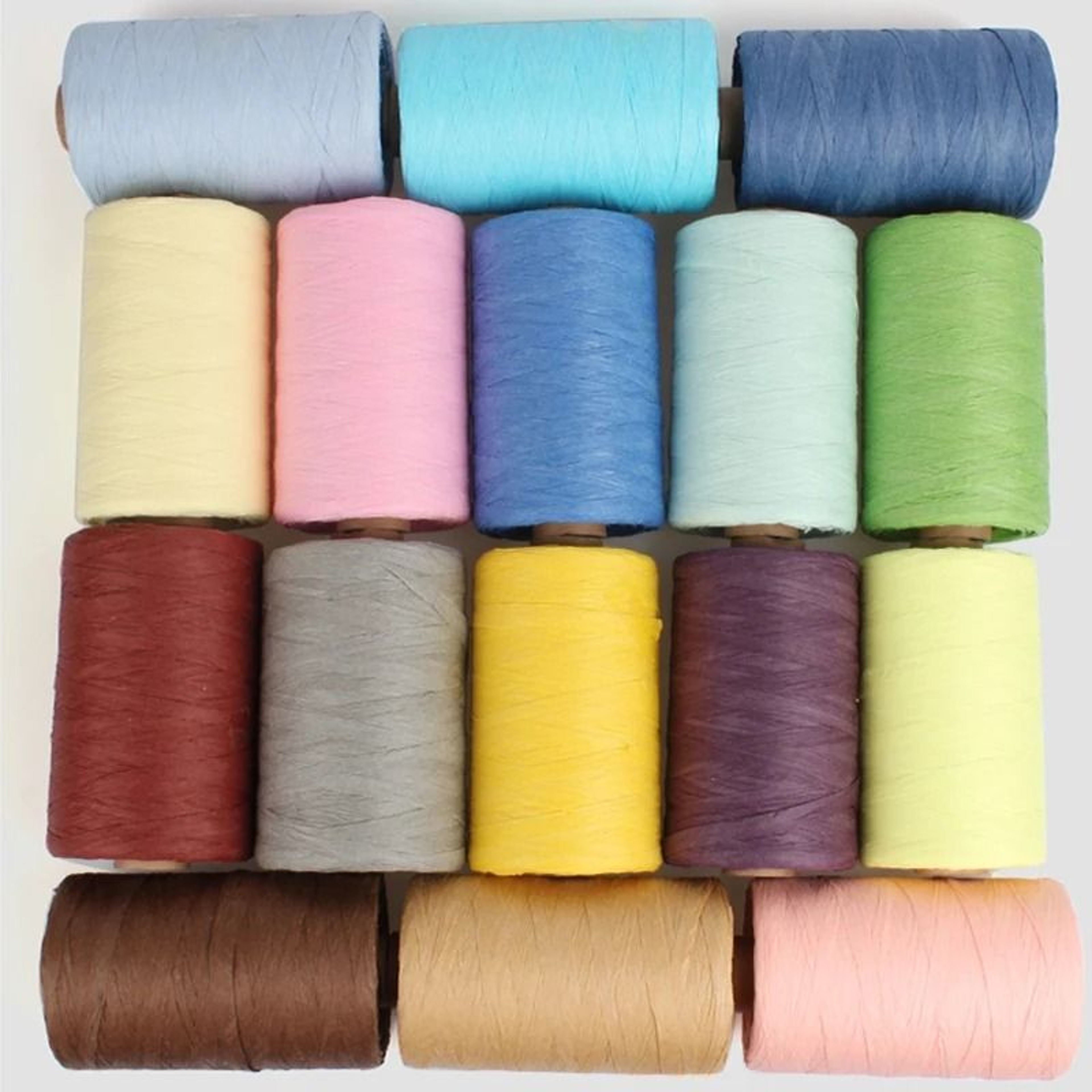 196Yard Natural Raffia Straw Yarn Roll 3