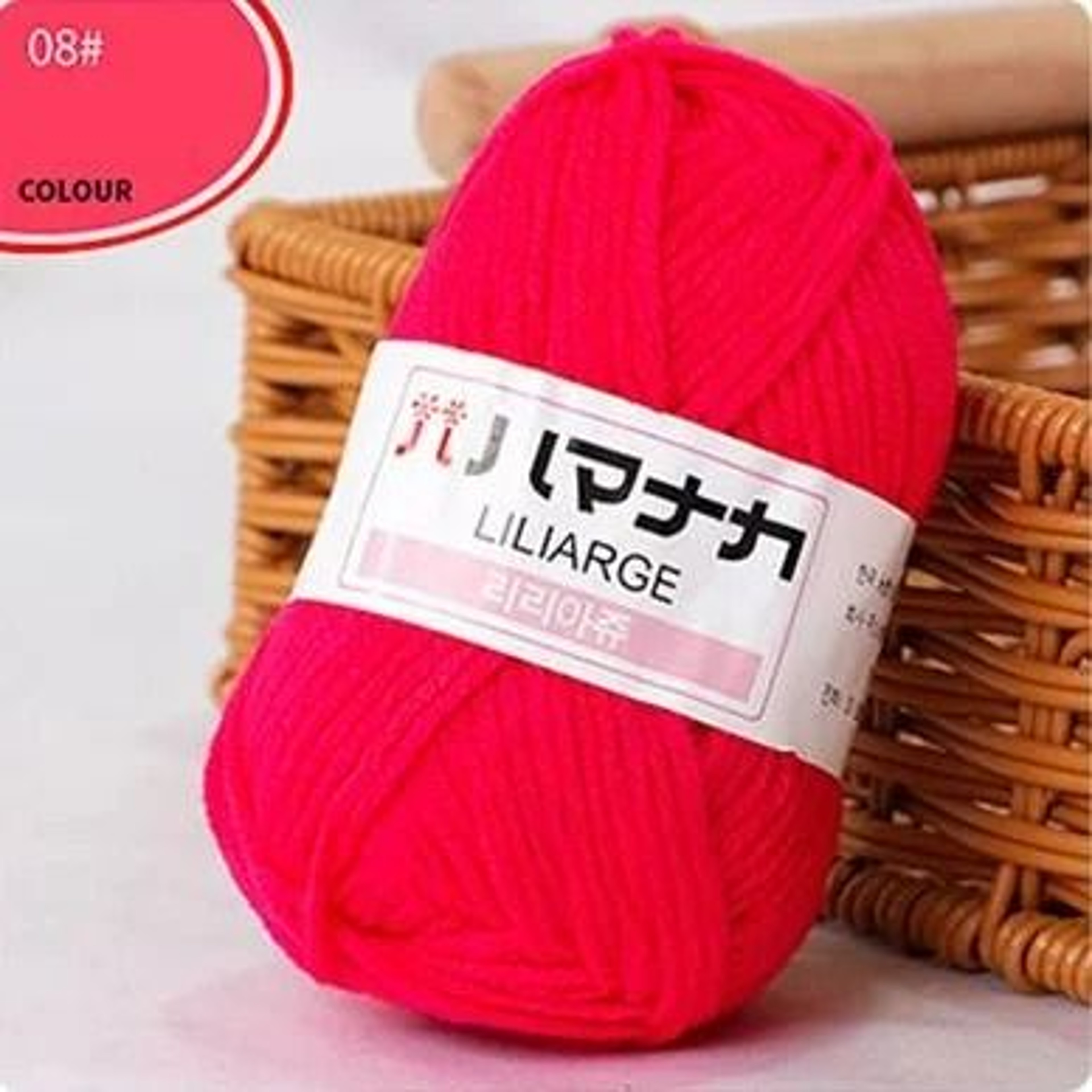 011 Lb Soft Milk Cotton Velvet Knitting Yarn 14