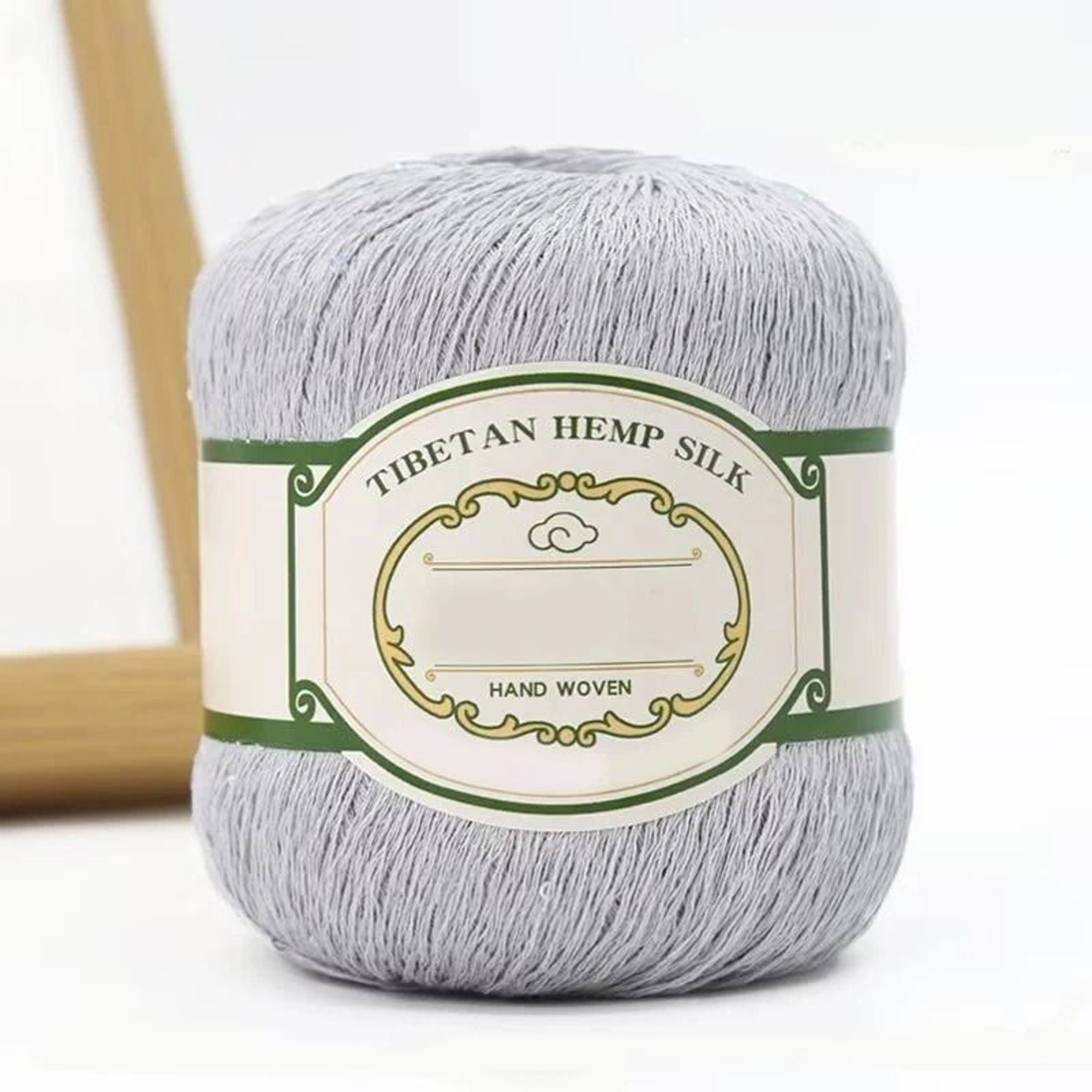 044 Lb Cotton Linen Lace Yarn With Sequins 9