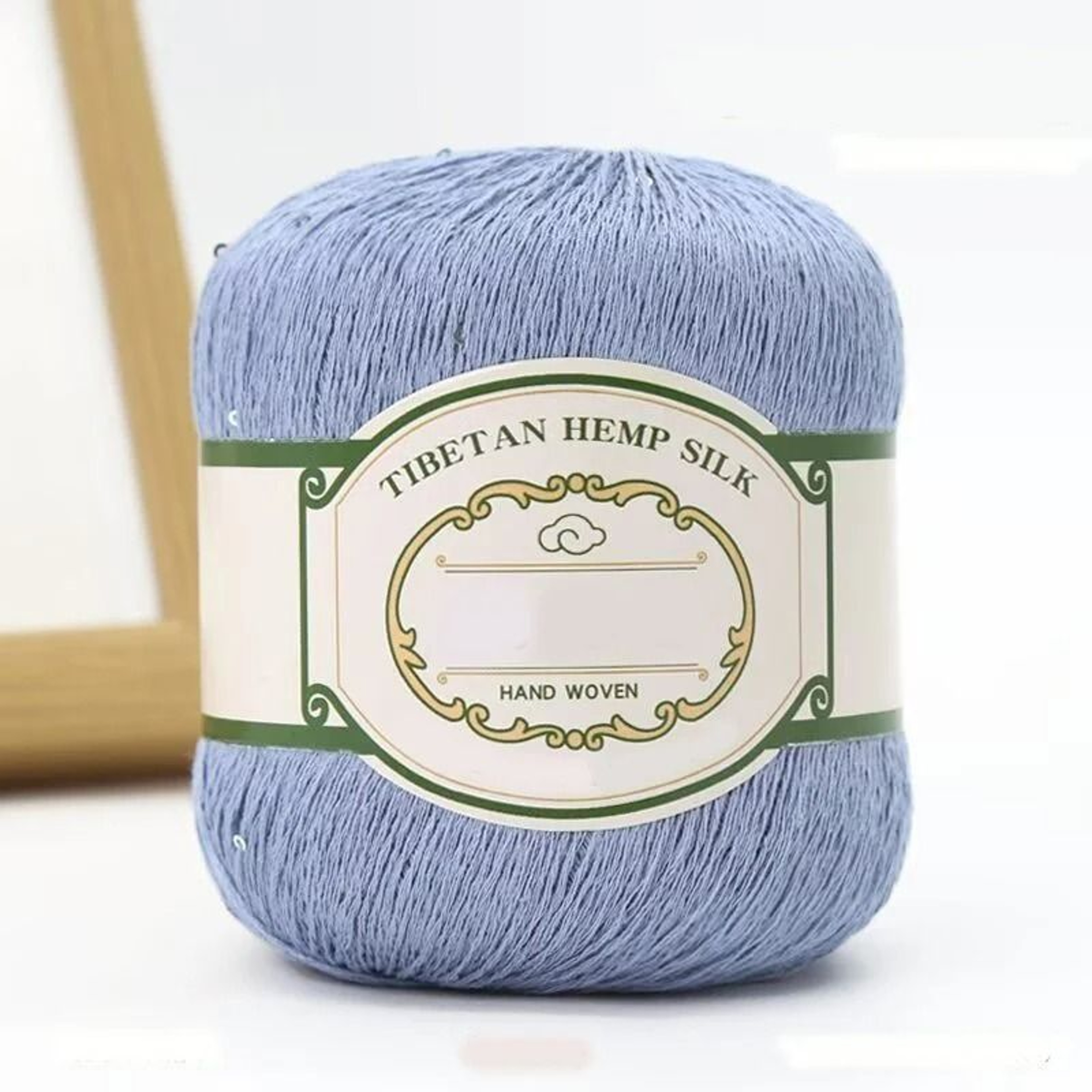044 Lb Cotton Linen Lace Yarn With Sequins 10