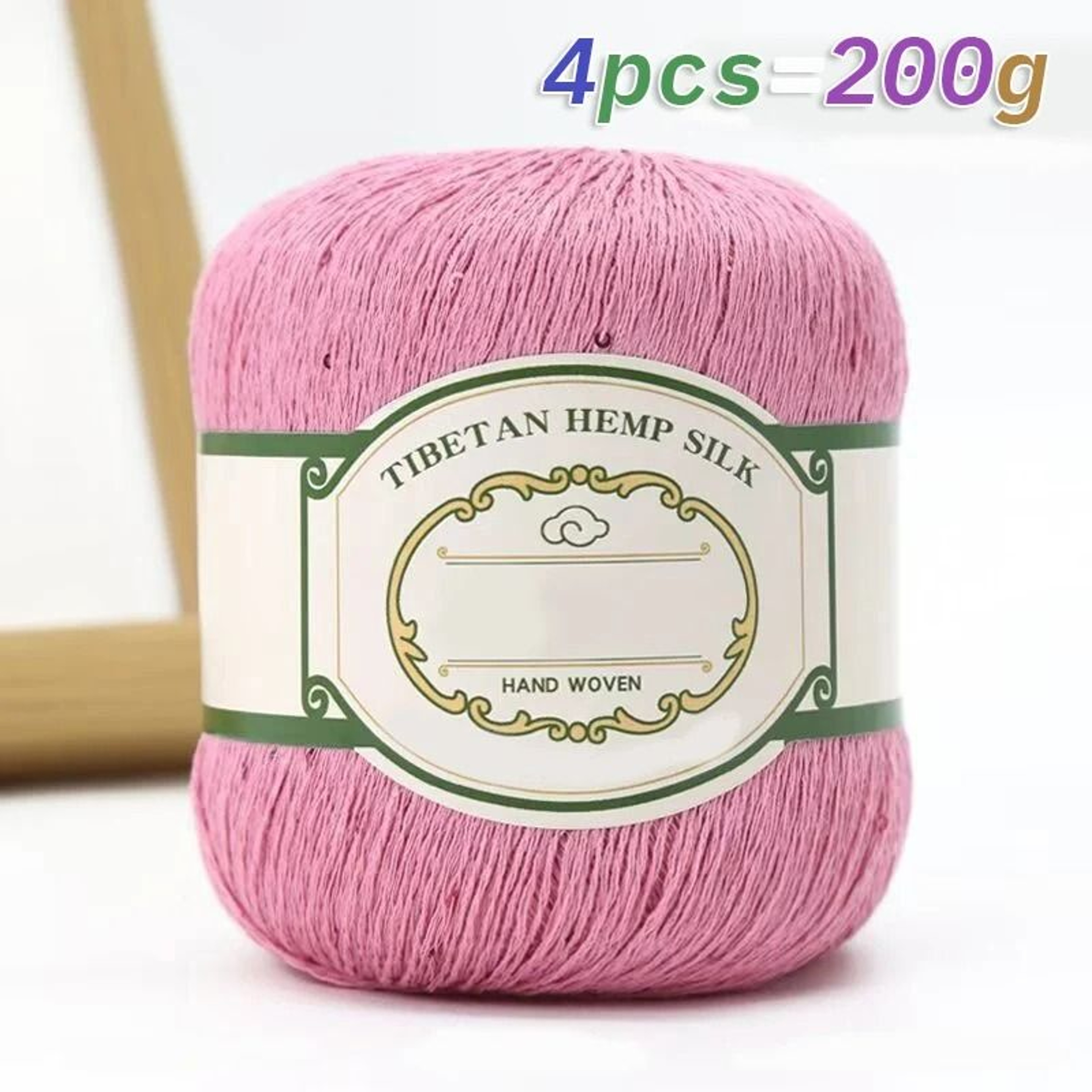 044 Lb Cotton Linen Lace Yarn With Sequins 15