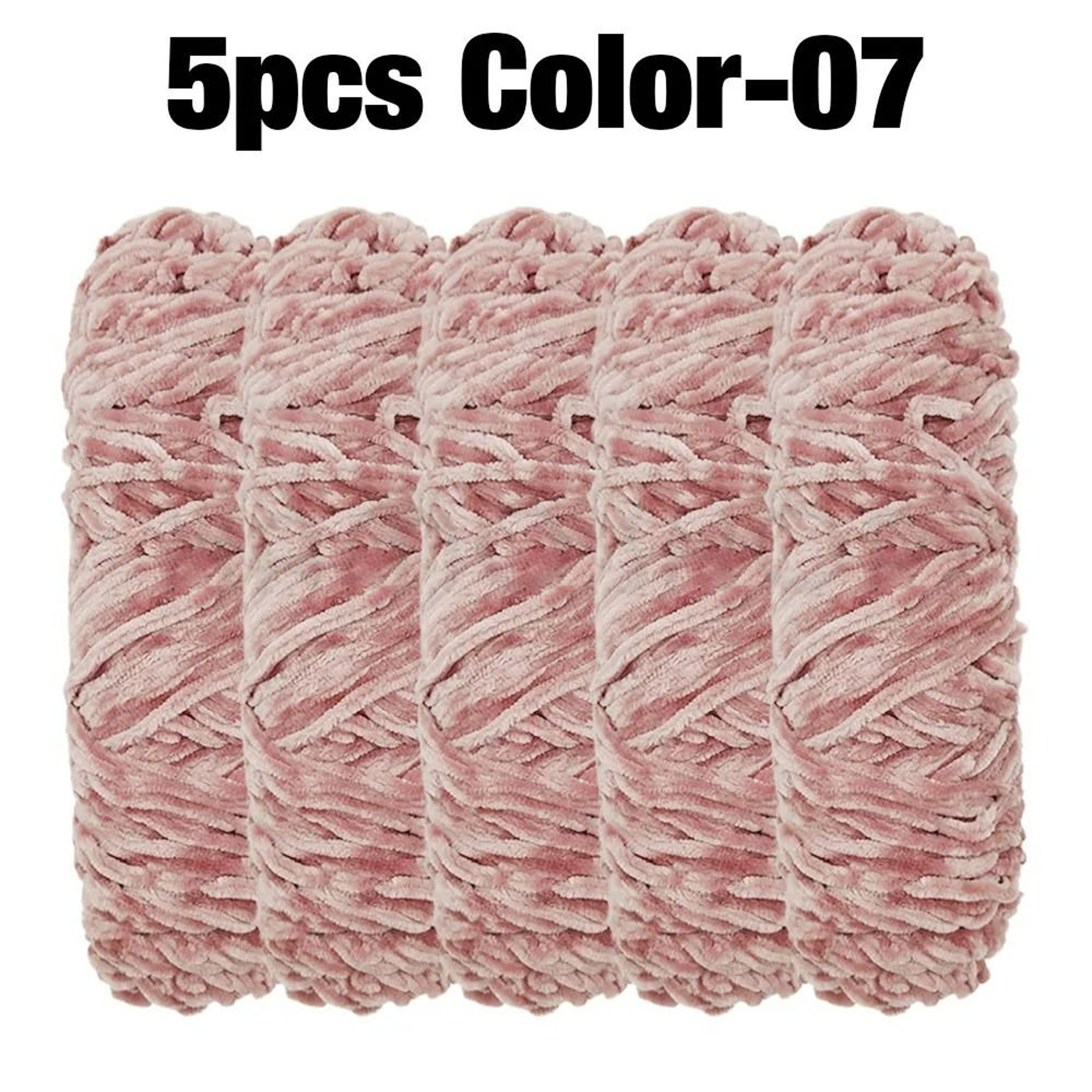 Premium Velvet Chenille Yarn Pack For Blankets Coats  Home Decor 13