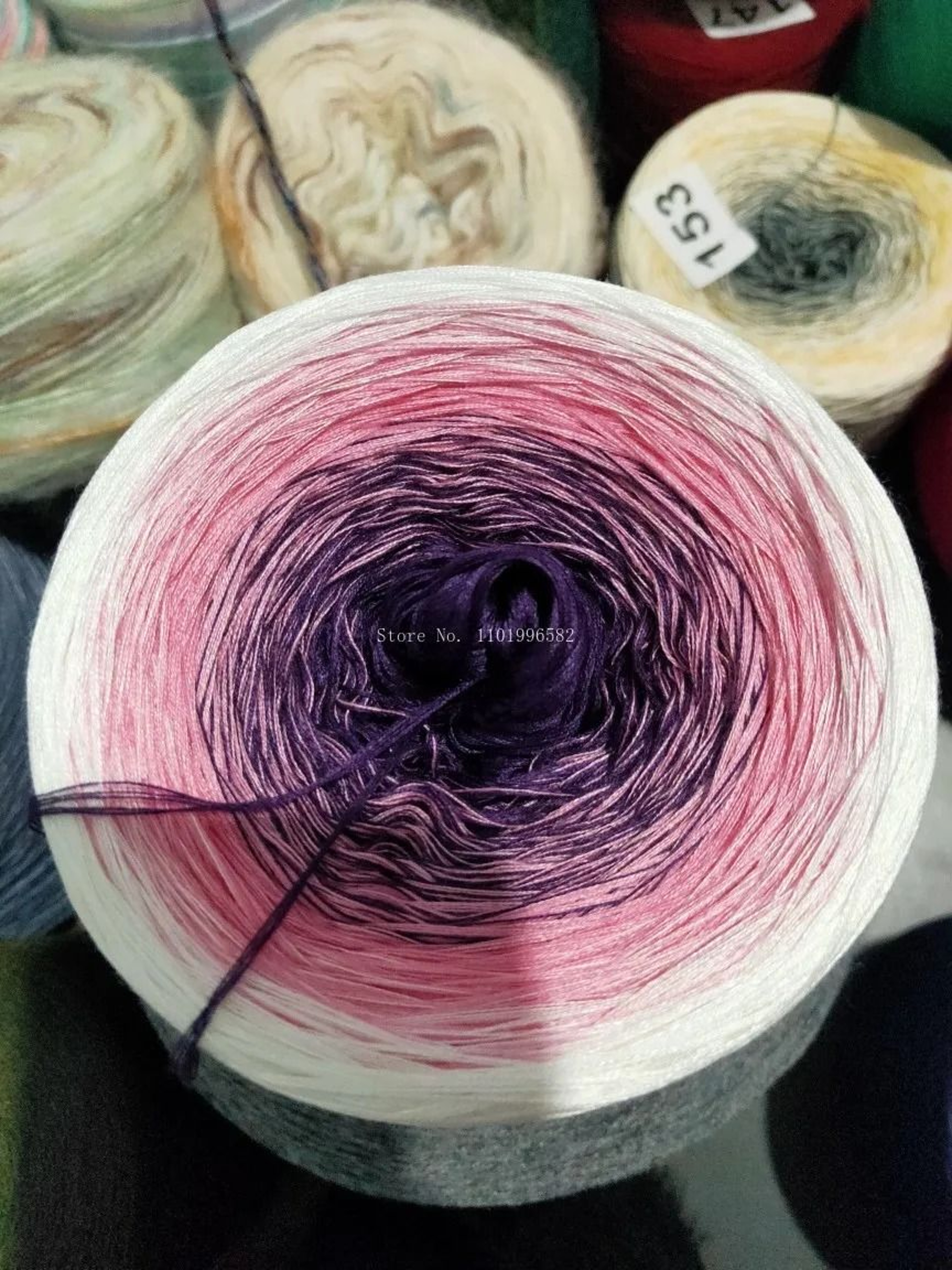 Mercerized Gradient Cotton Yarn For Sweaters Shawls  Scarves 18