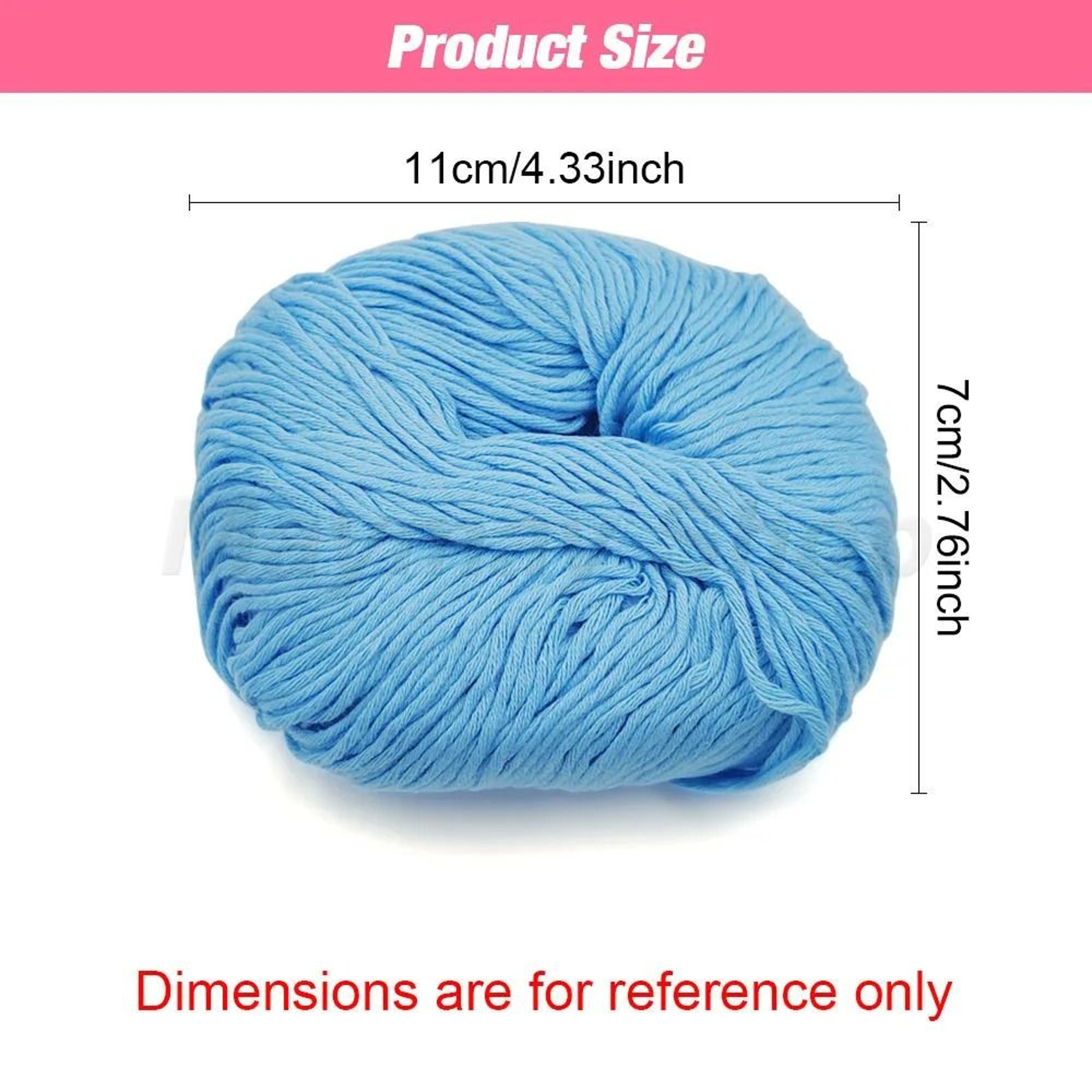 Organic Cotton Crochet Yarn For Sweaters Hats  Handbags 1