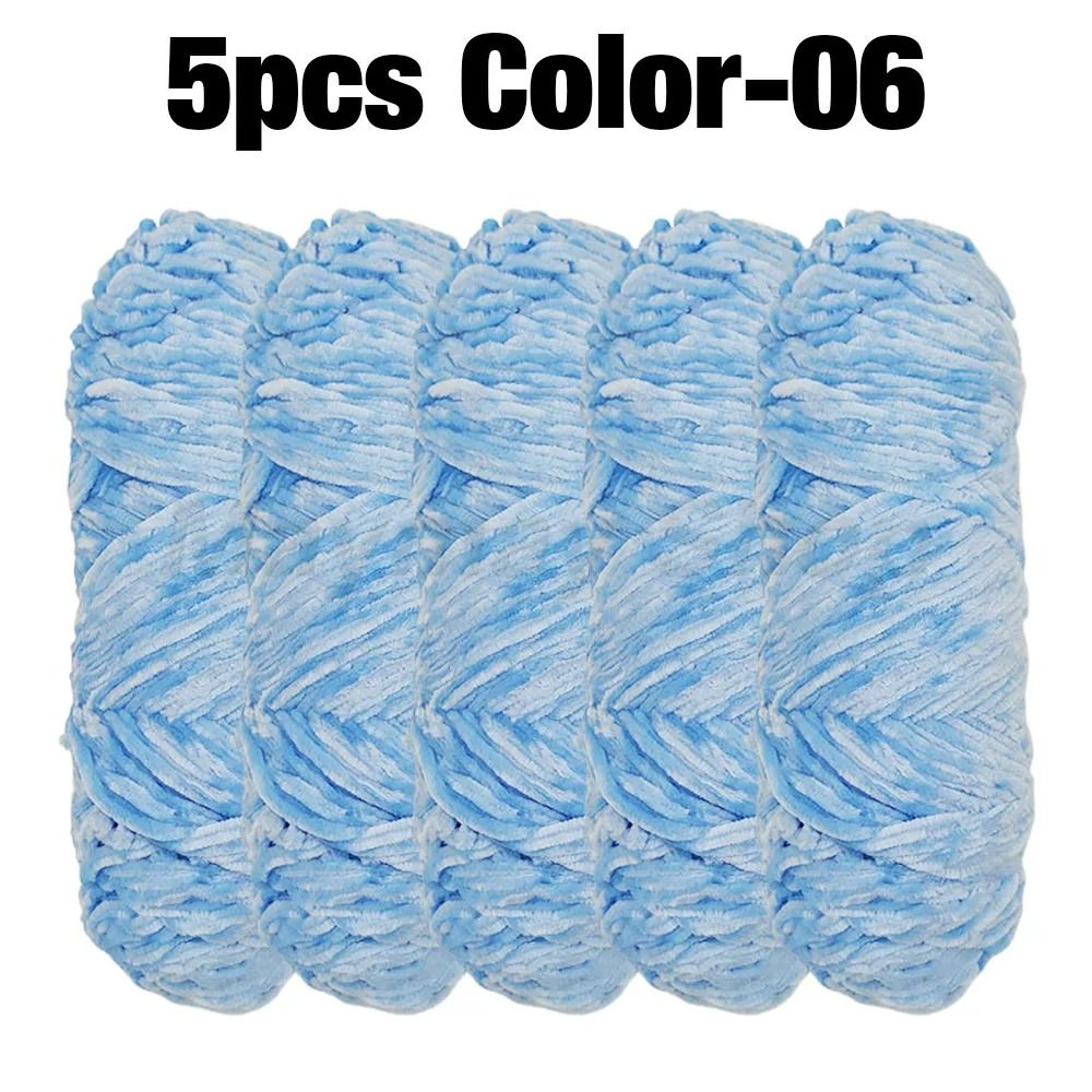 Premium Velvet Chenille Yarn Pack For Blankets Coats  Cushions 10