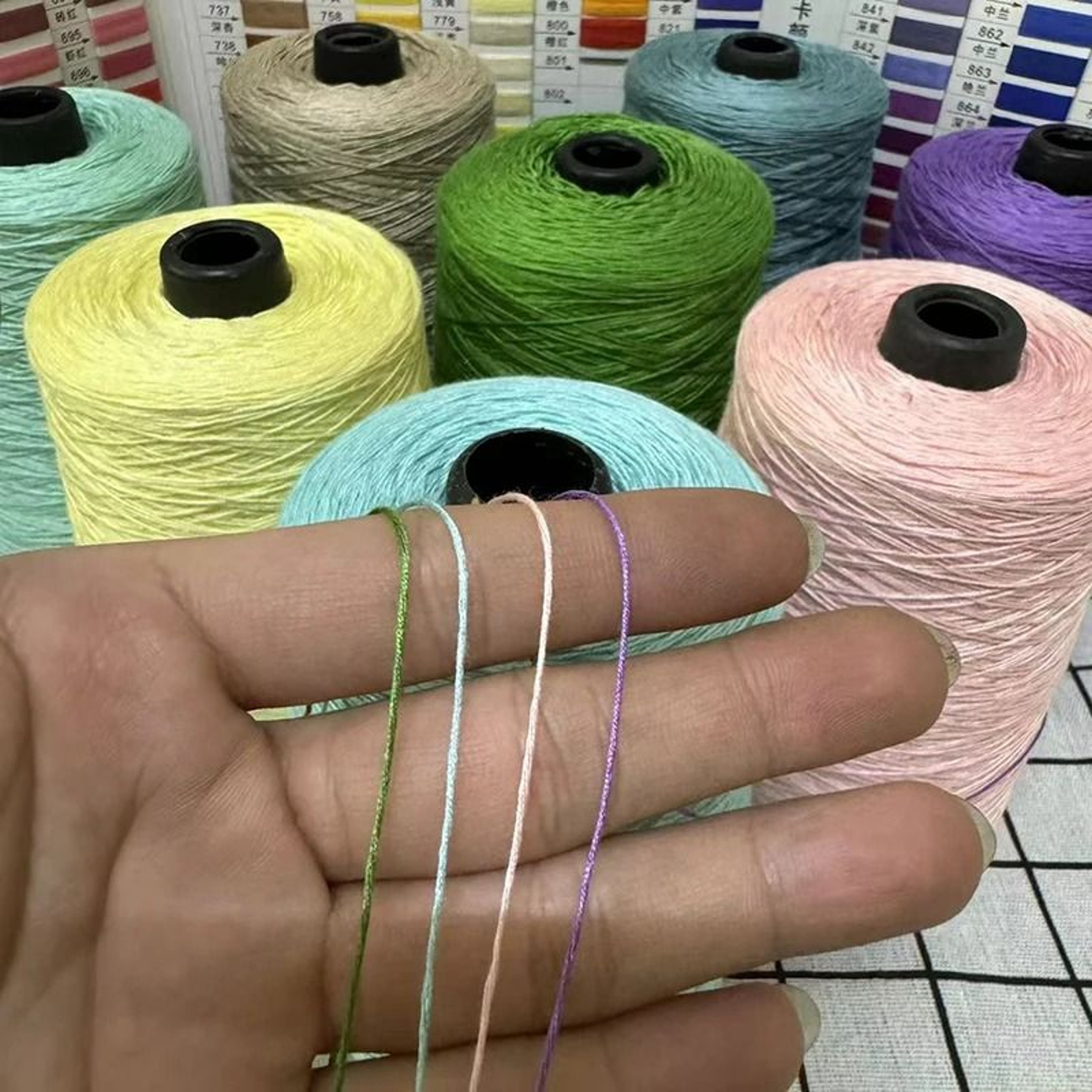 No 8 Mercerized Cotton Lace Thread For Crochet Bags Hats  Dolls 3