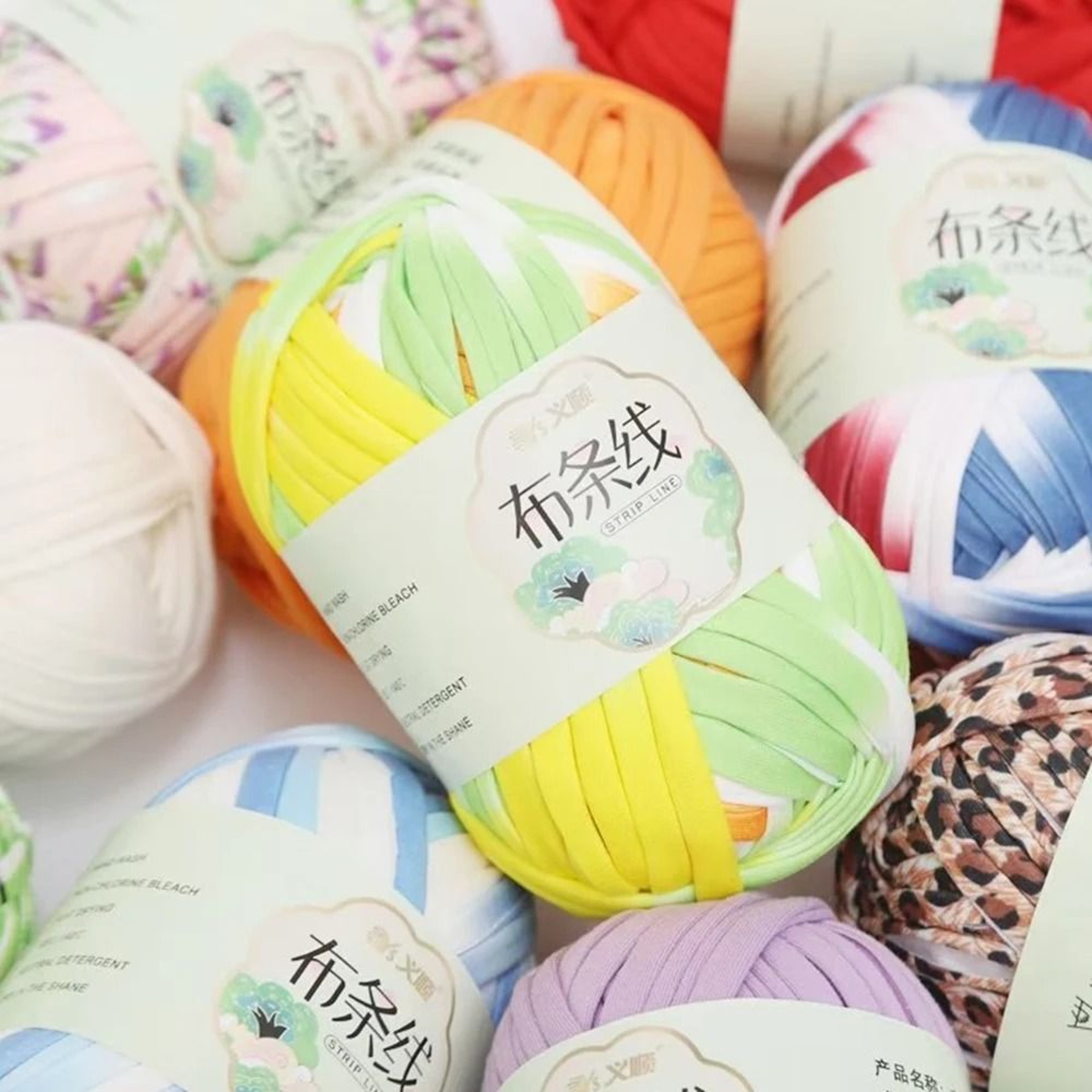 Colorful TShirt Cloth Yarn For DIY Baskets Bags  Cushions 1
