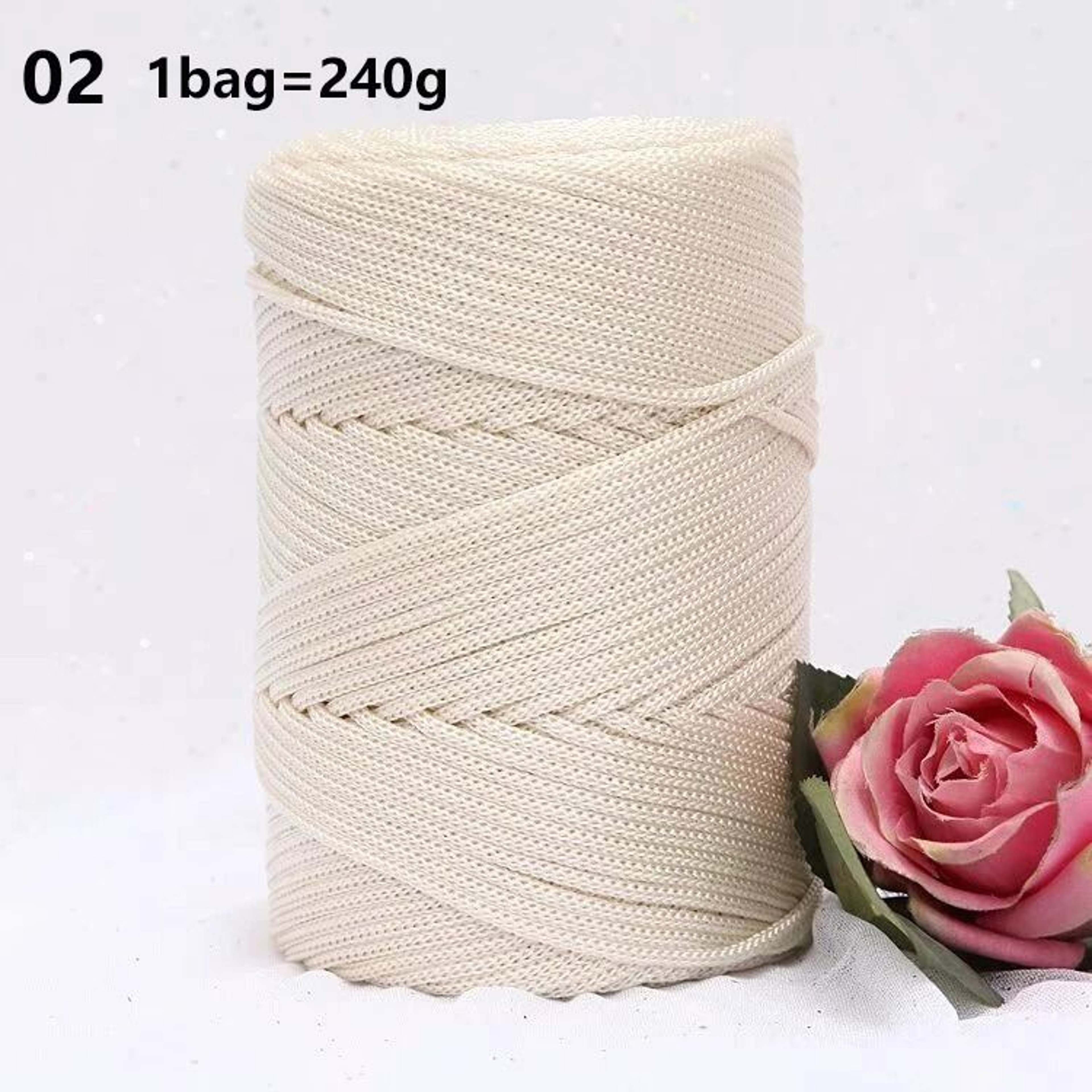 Hollow Ice Silk Yarn For Summer Crochet Bags Hats  DIY Crafts 6