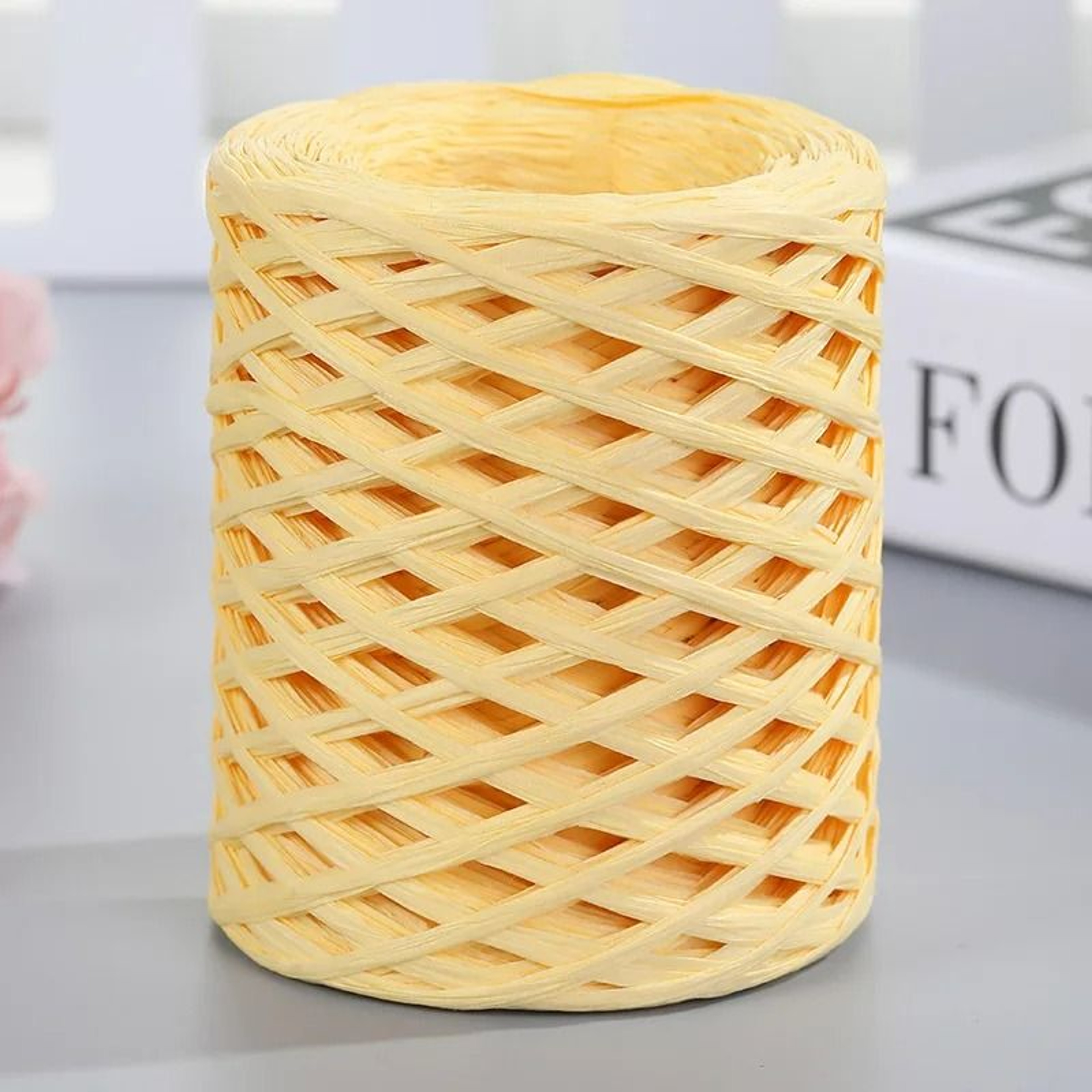 Natural Raffia Straw Yarn For Summer Sun Hats  Beach Bags 10