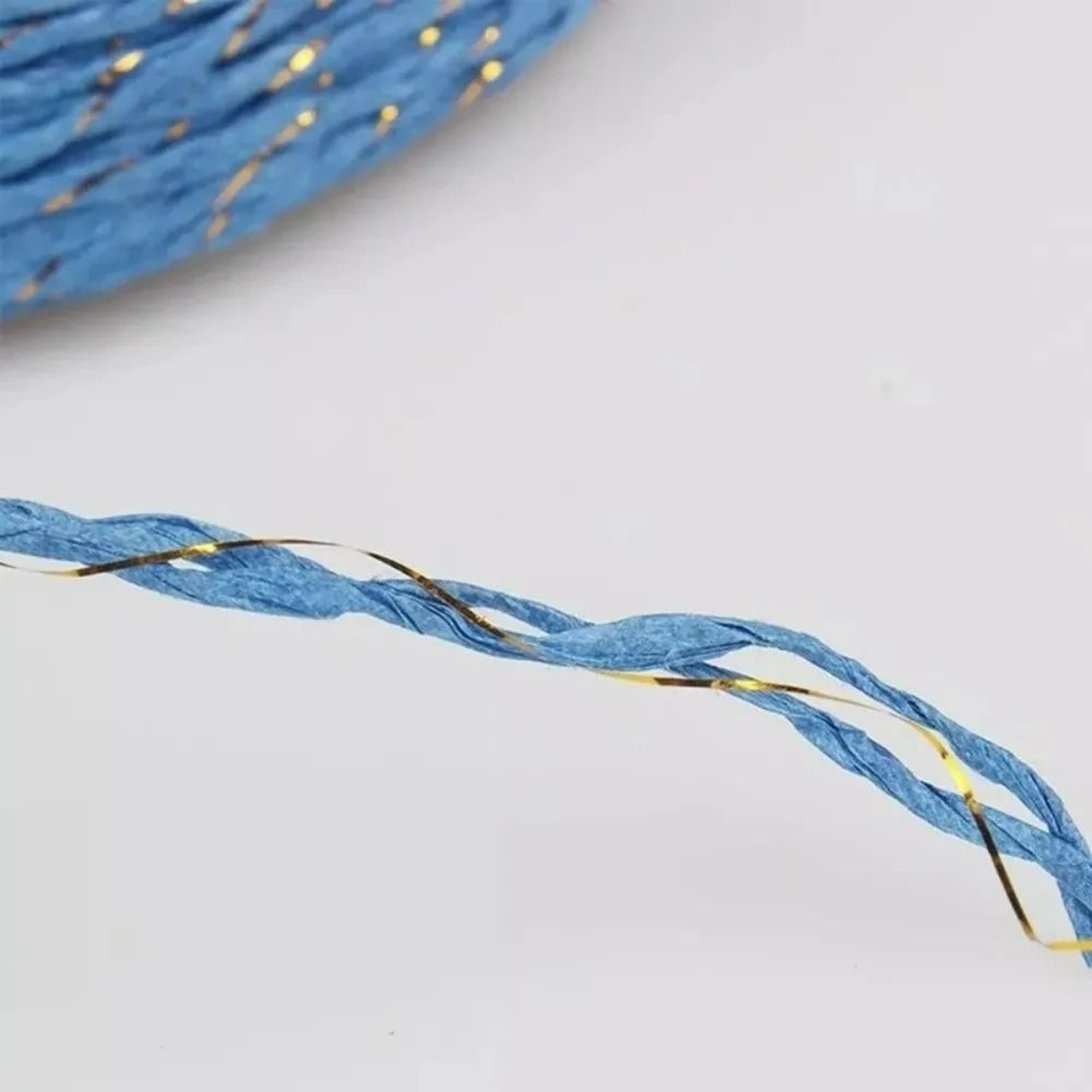GoldThread Raffia Paper Yarn For Crochet  Home Decor 4