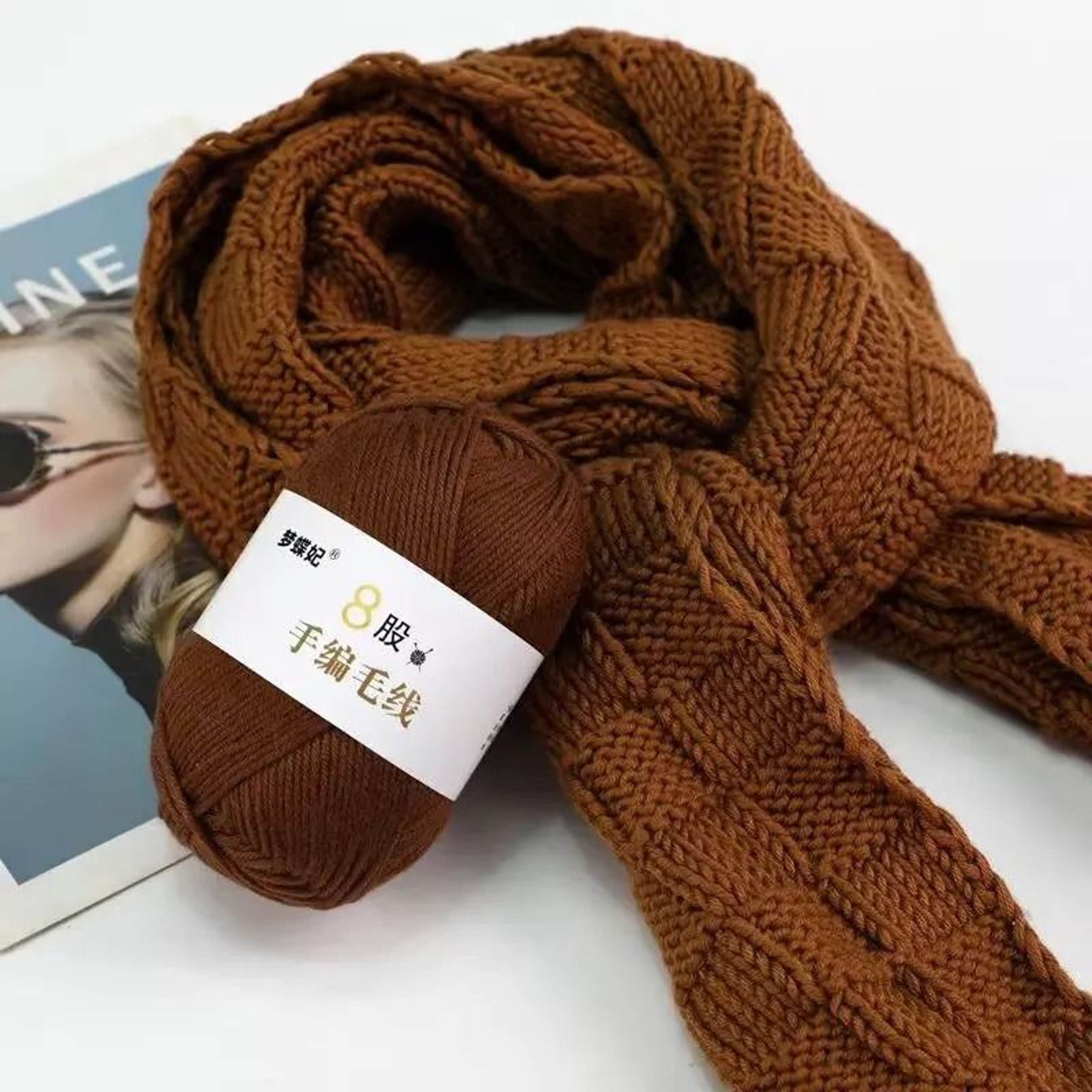 8Ply Hand Knitting Yarn For Sweaters Scarves Hats  DIY Crafts 2