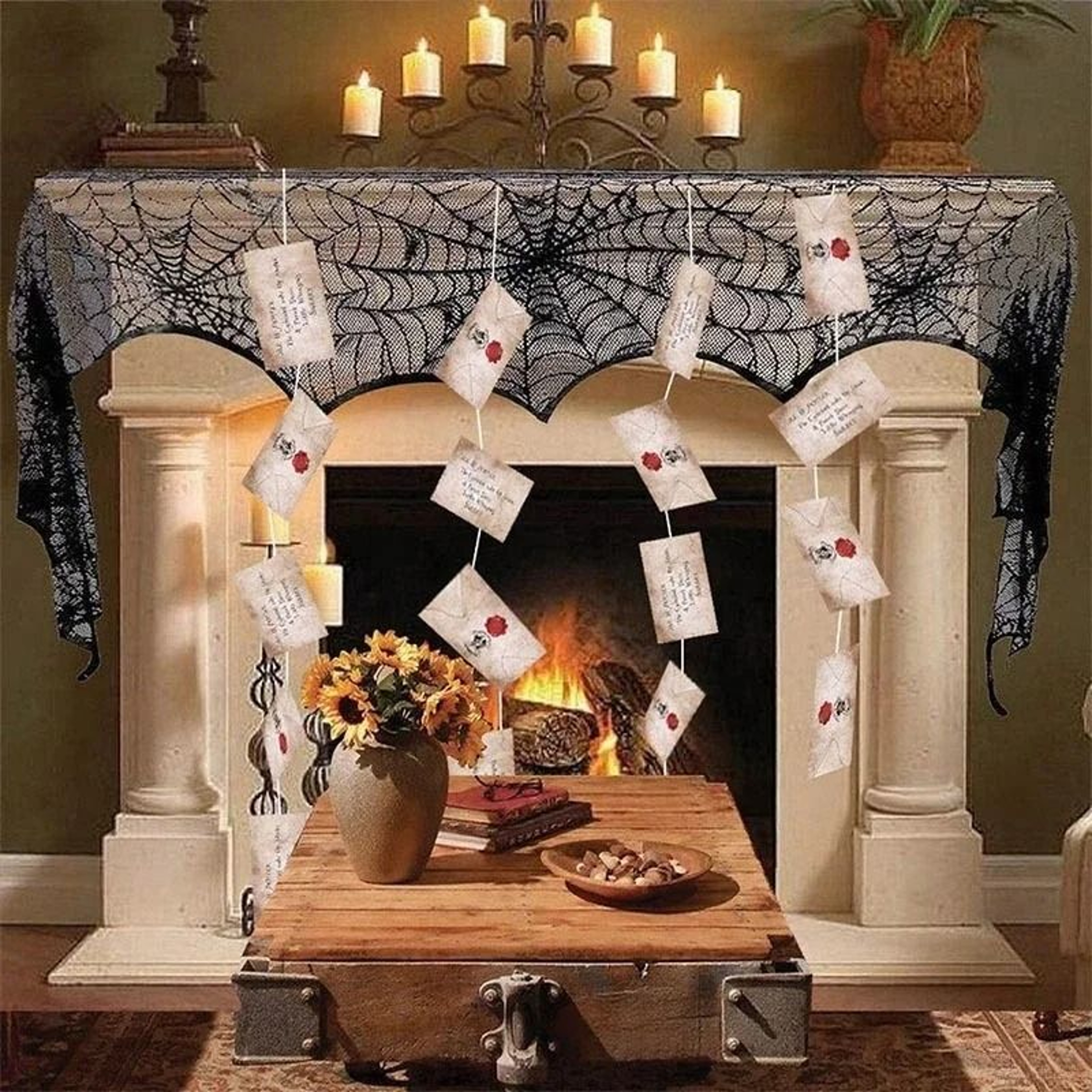 20Pcs Floating Wizard Acceptance Letter Banner Garland 2
