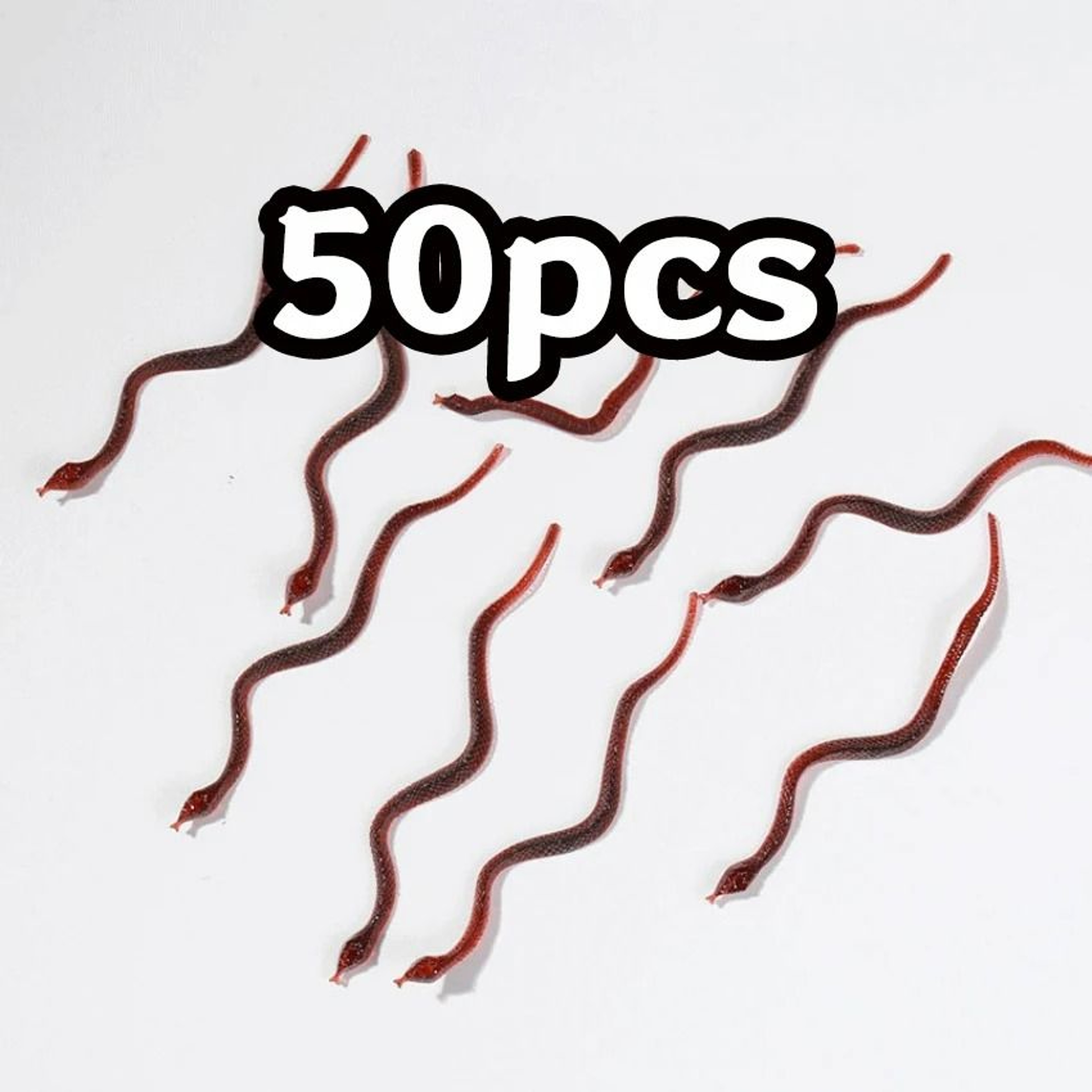 50Pcs Fake Cockroach Realistic Prank Bug Set 6