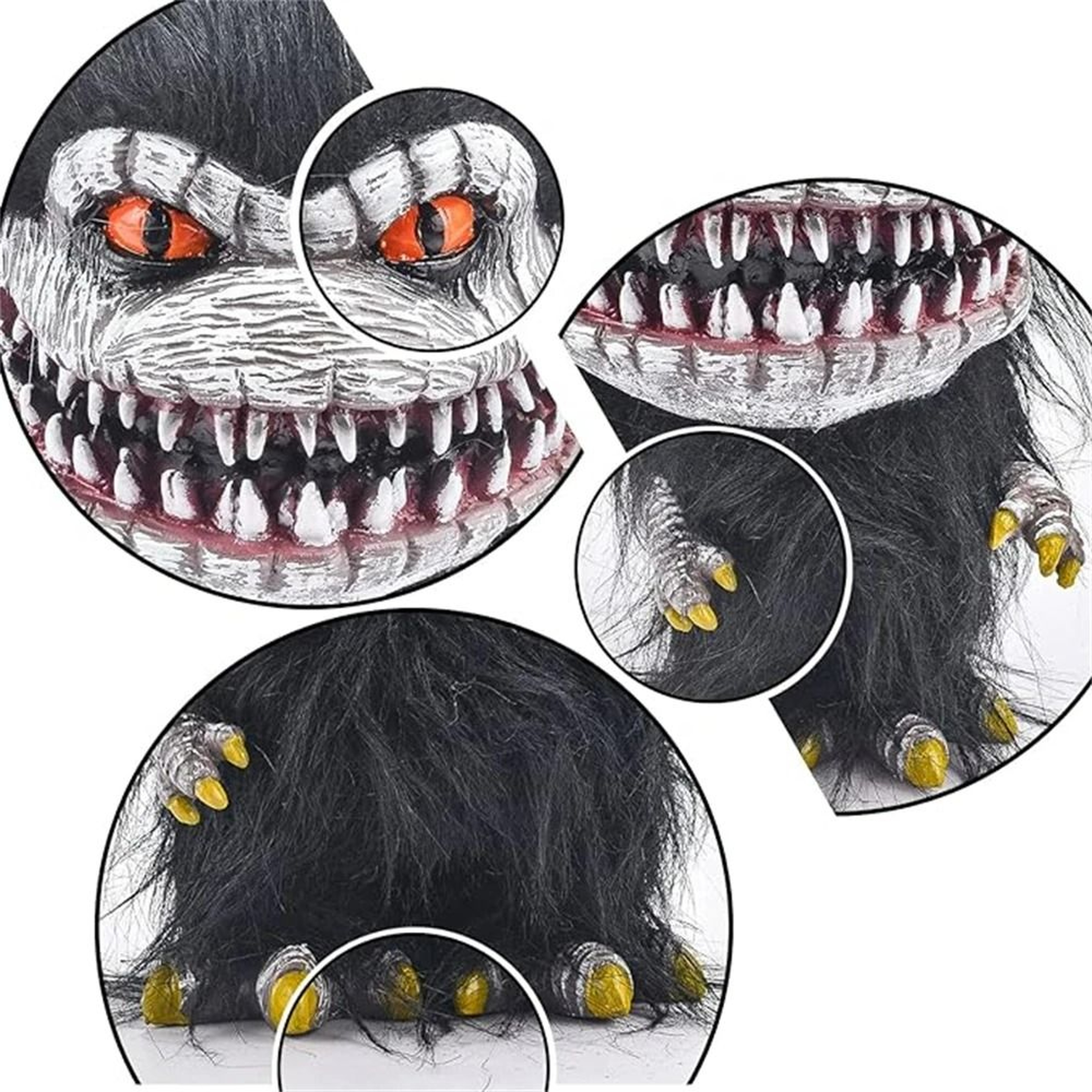 Alien Monster Creepy Plush Doll Prop 6