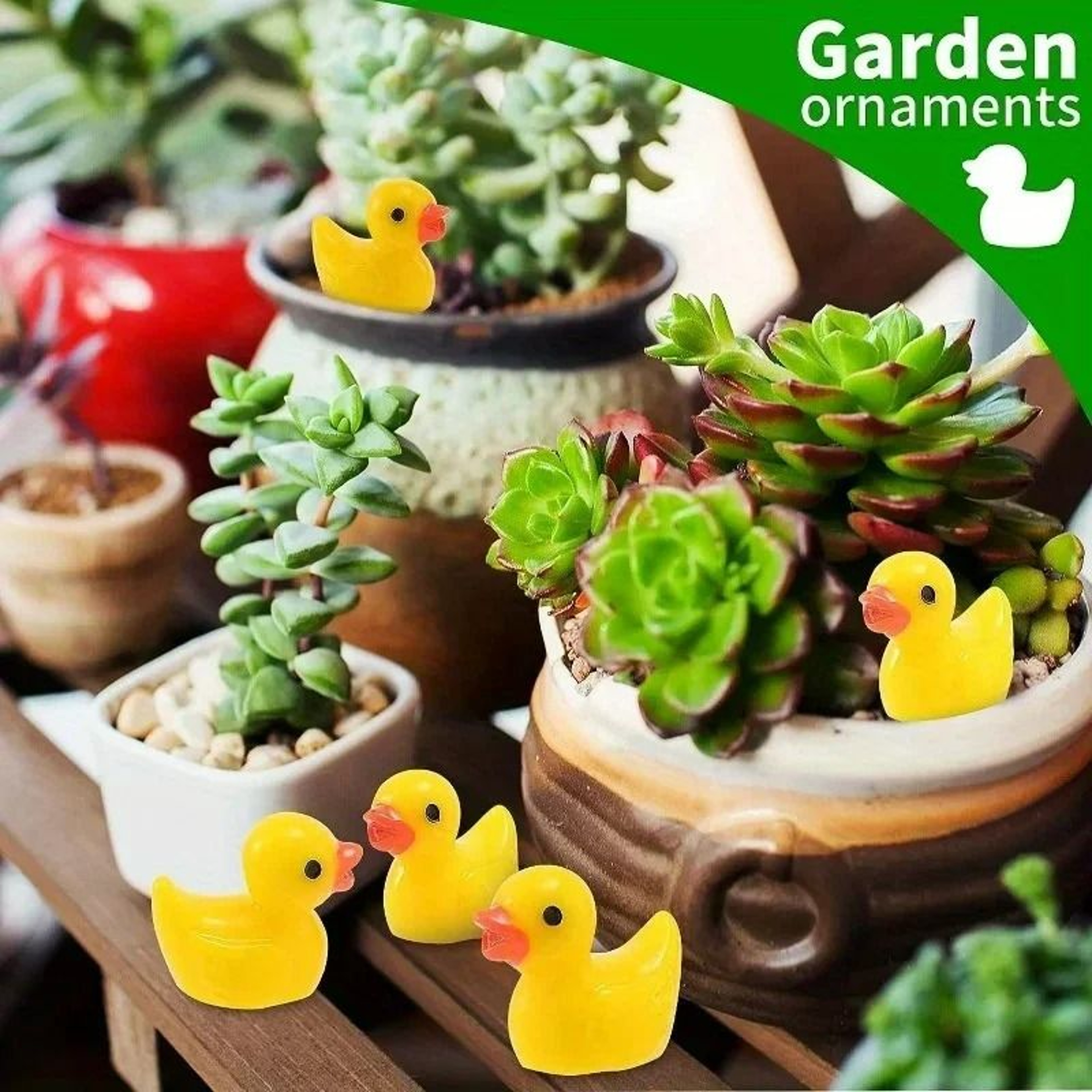 200Piece Mini Resin Yellow Ducks Bulk Set 1