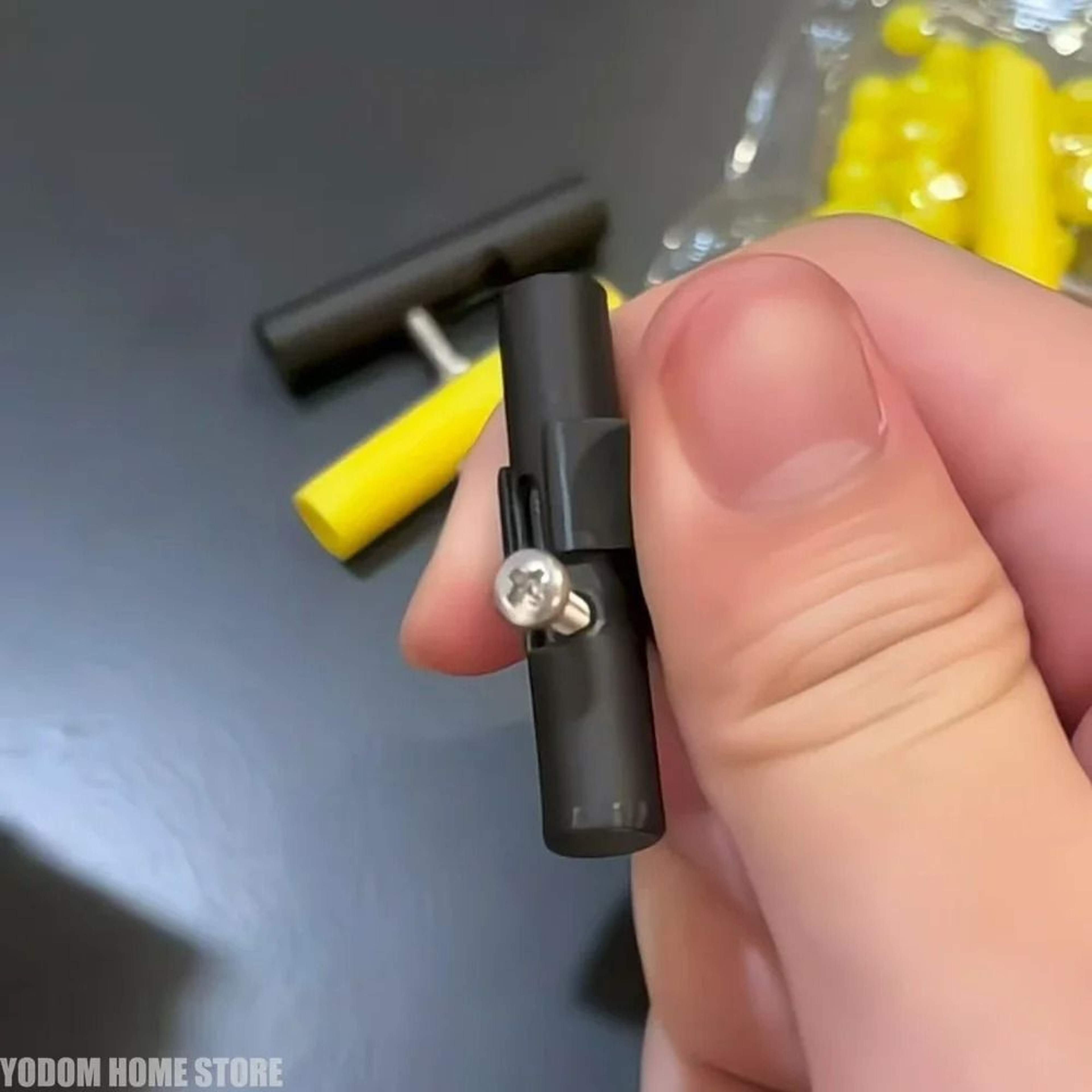 Hidden Mini Plastic Paper Ball Launcher 5