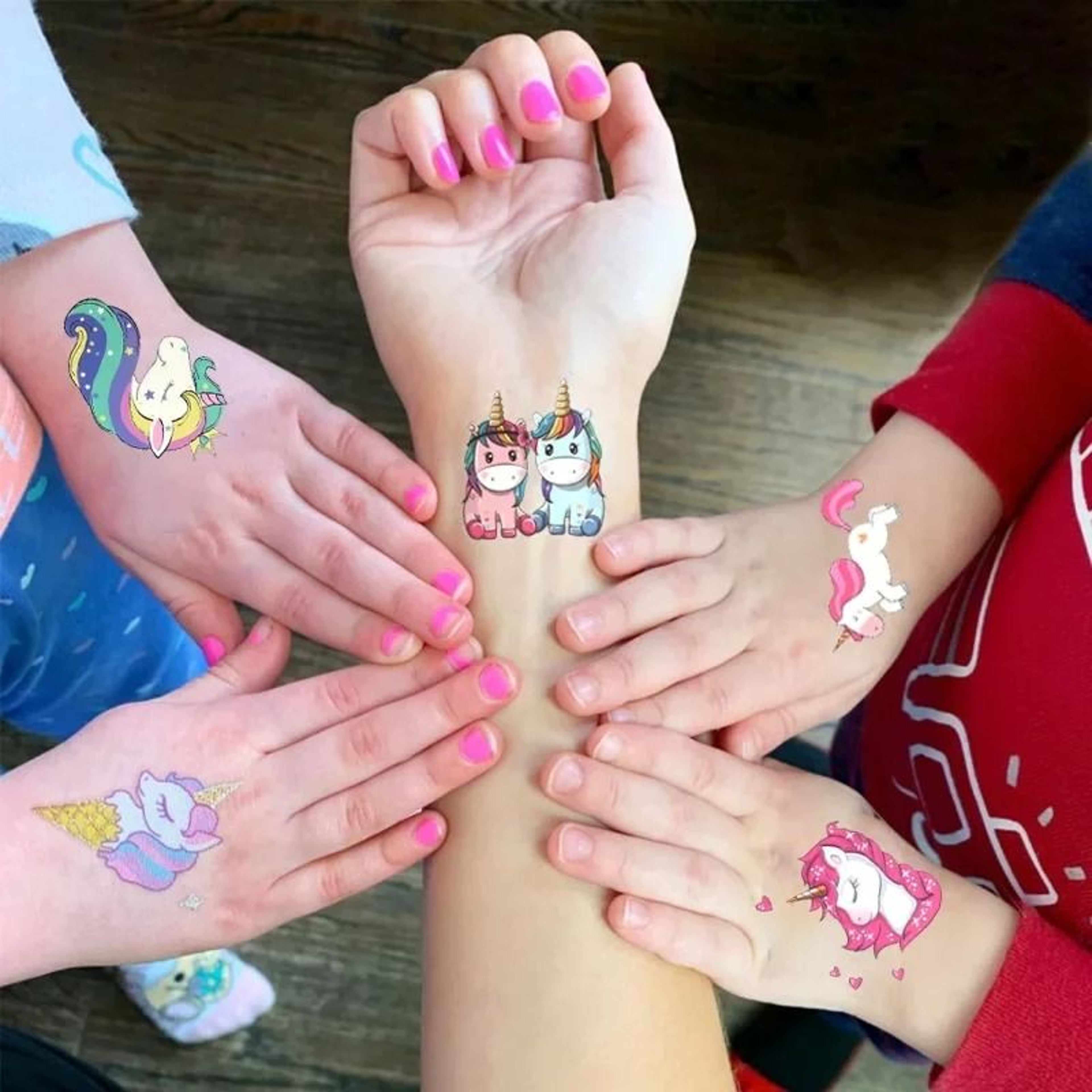 10Sheet Unicorn Temporary Tattoo Set For Kids 0