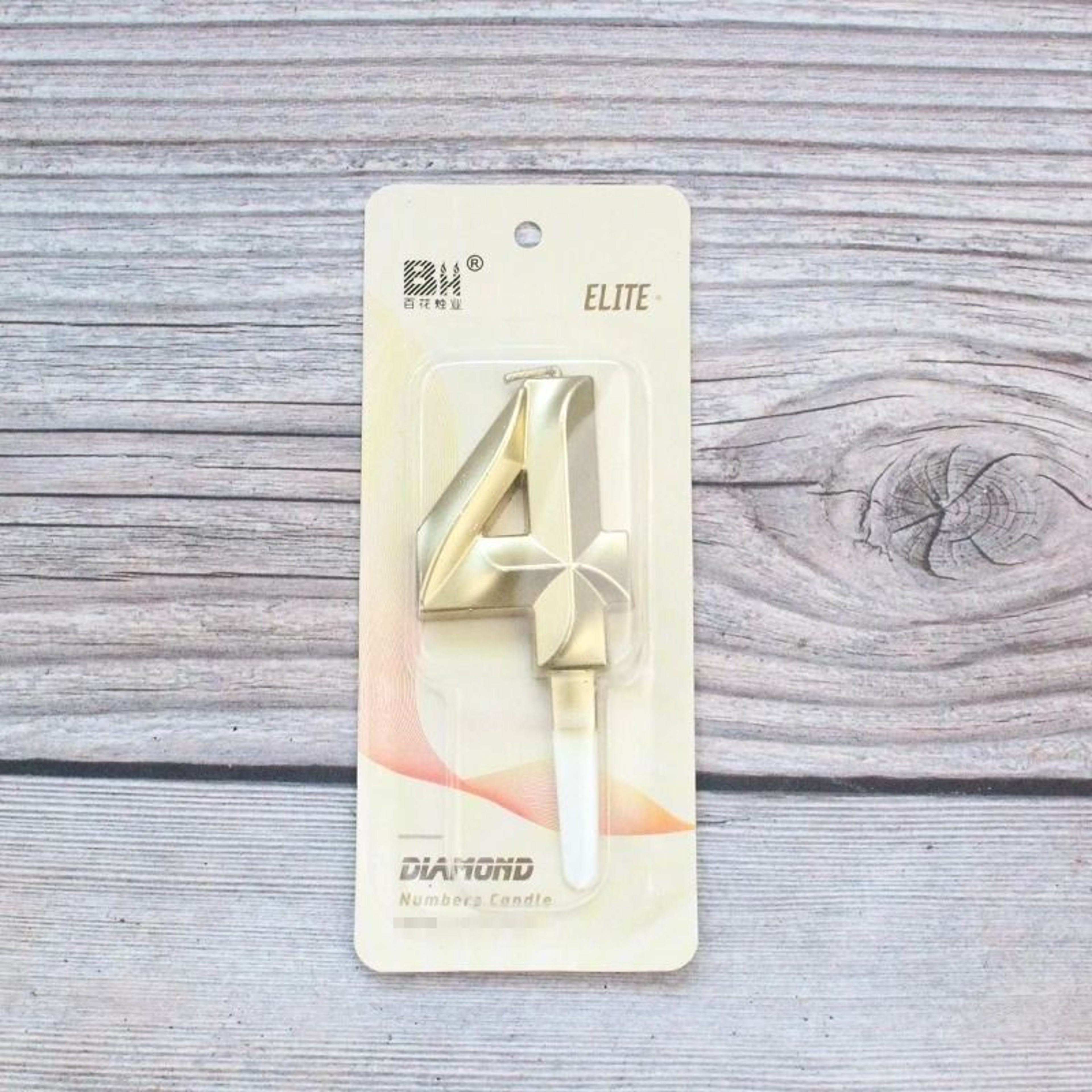 Creative Gold Diamond Number Candle 11