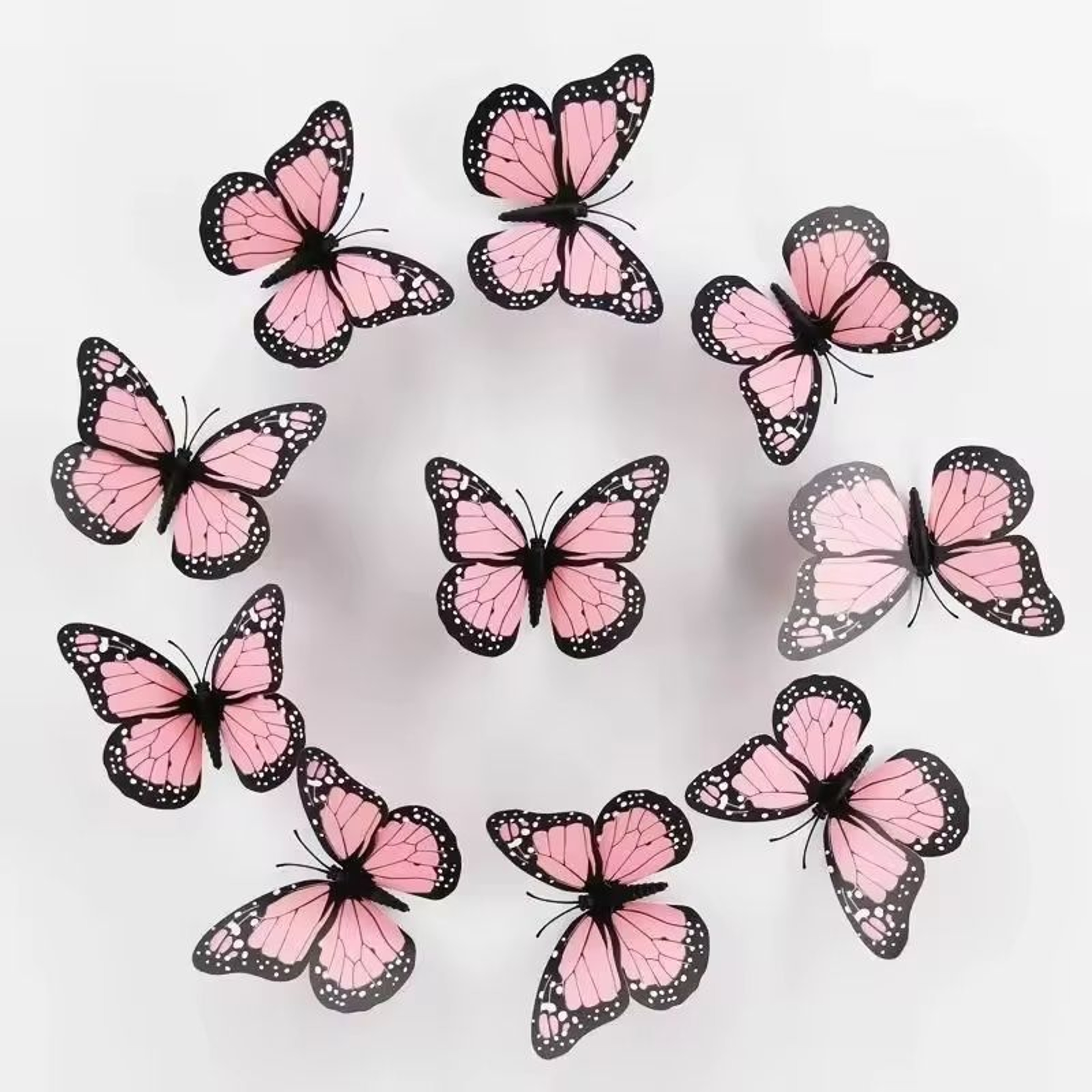 10Piece Monarch Butterfly Wall Decoration Set 9