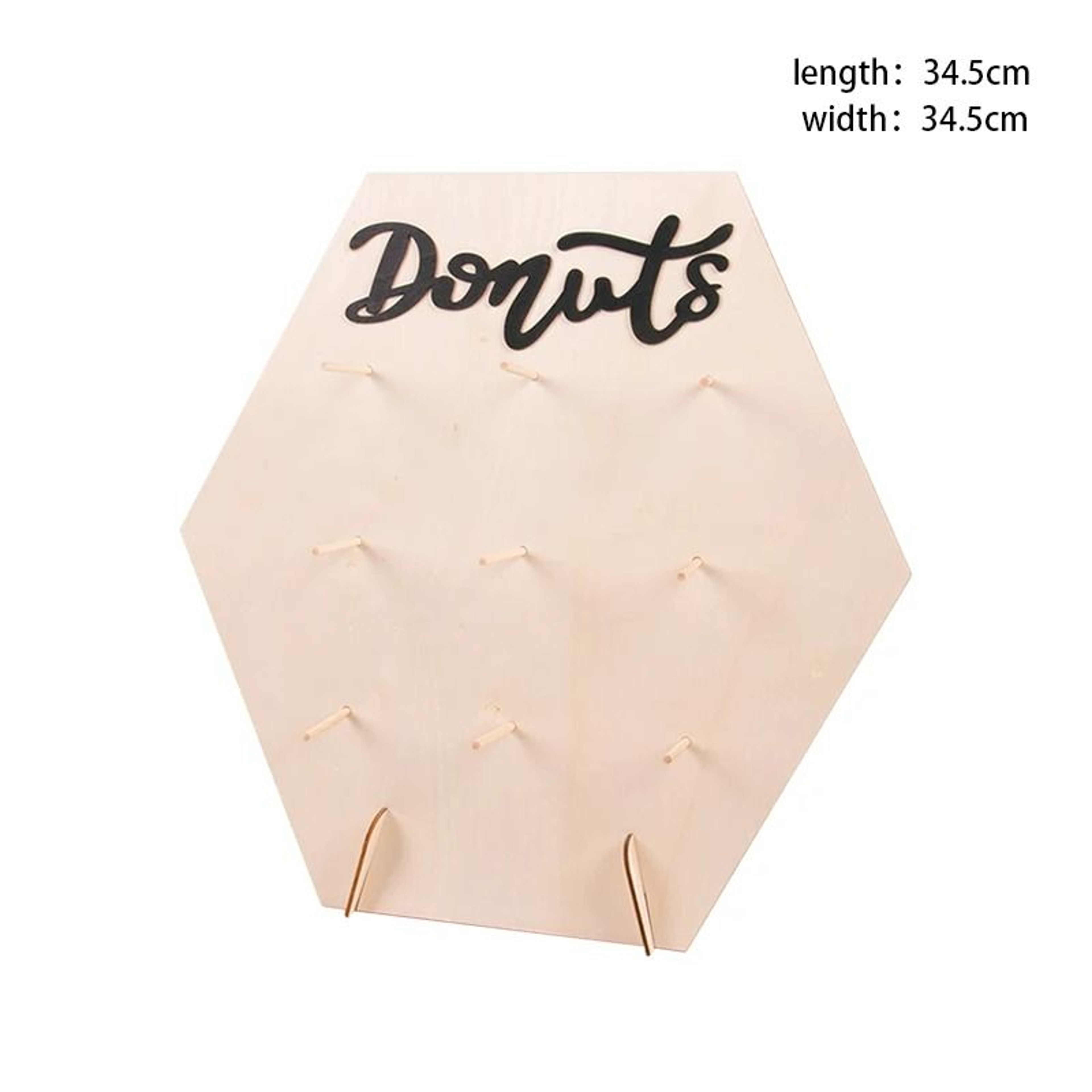 Wooden Donut Display Stand  Wall Holder 6