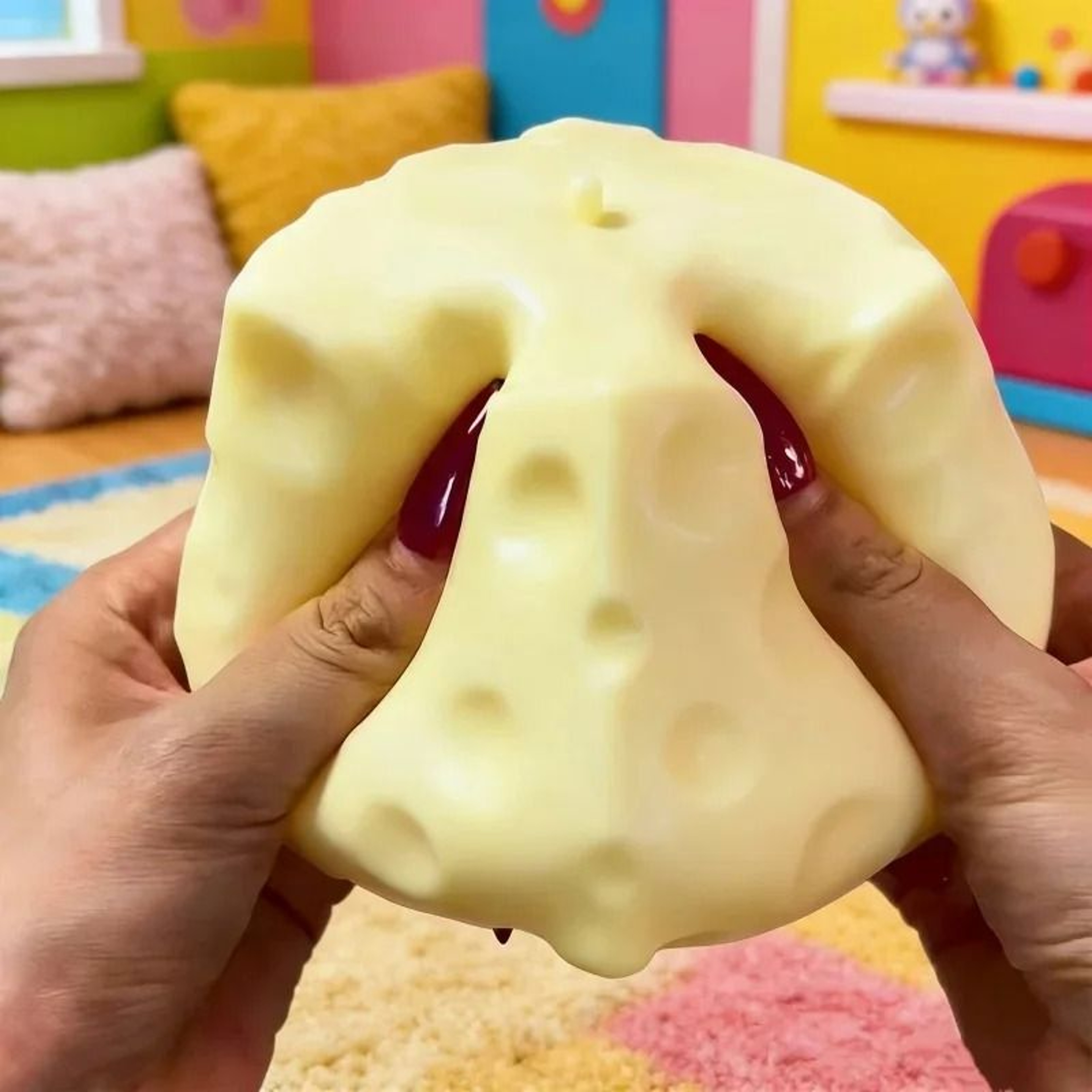 Cheese SlowRebound Squeeze Fidget Toy 4