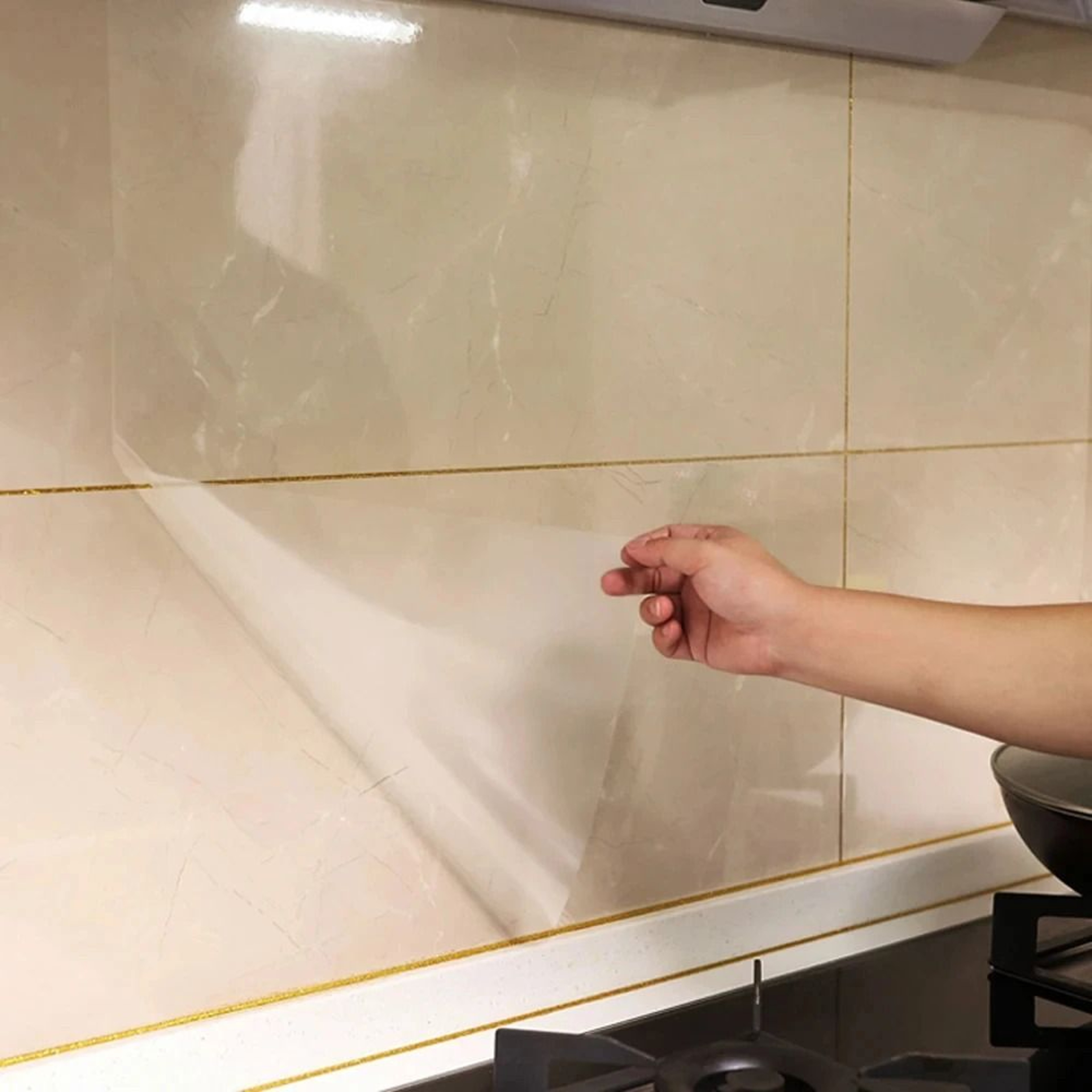 Transparent Electrostatic Protective Film Wall Sticker 0