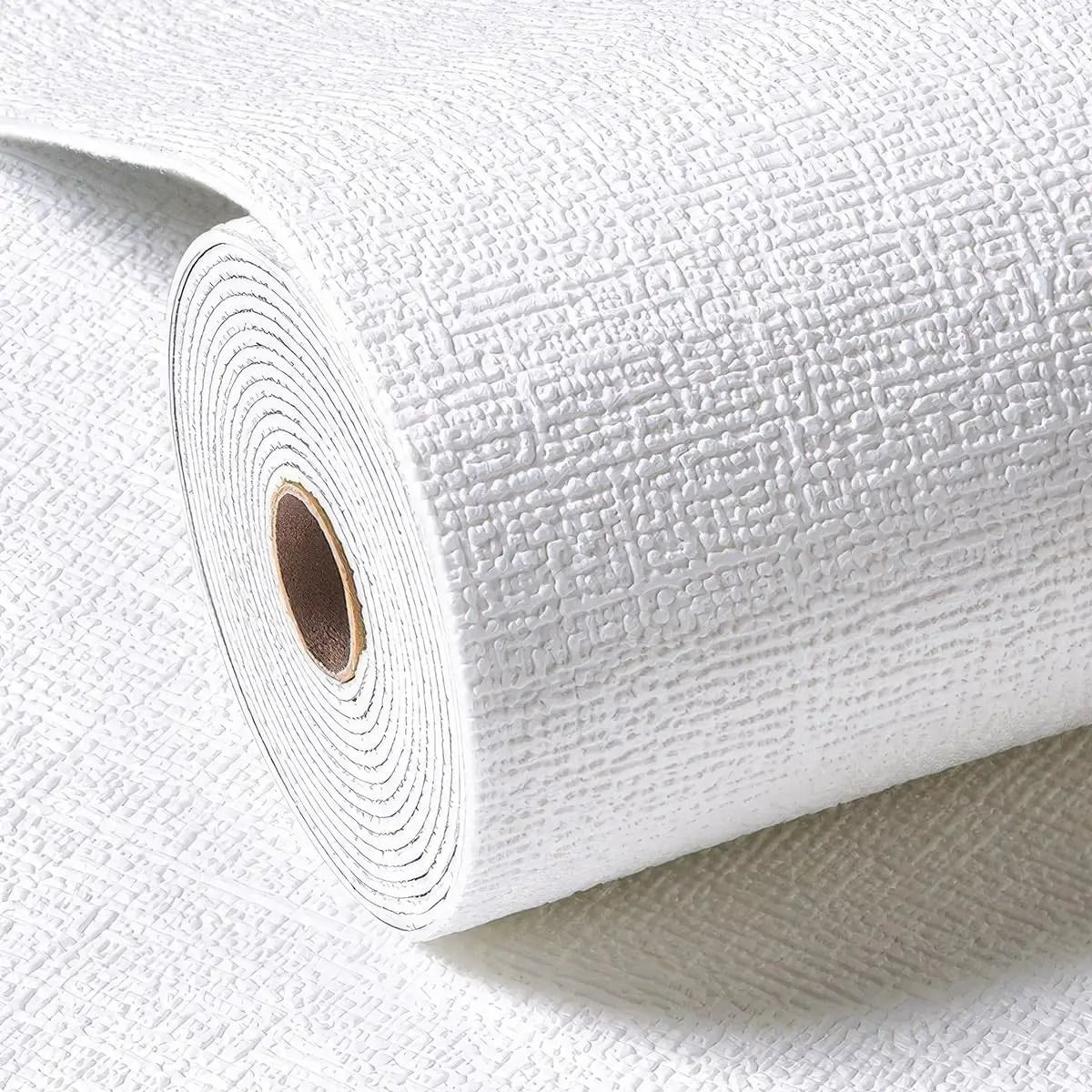 Thickened LinenTexture 3D Foam SelfAdhesive Wallpaper 1