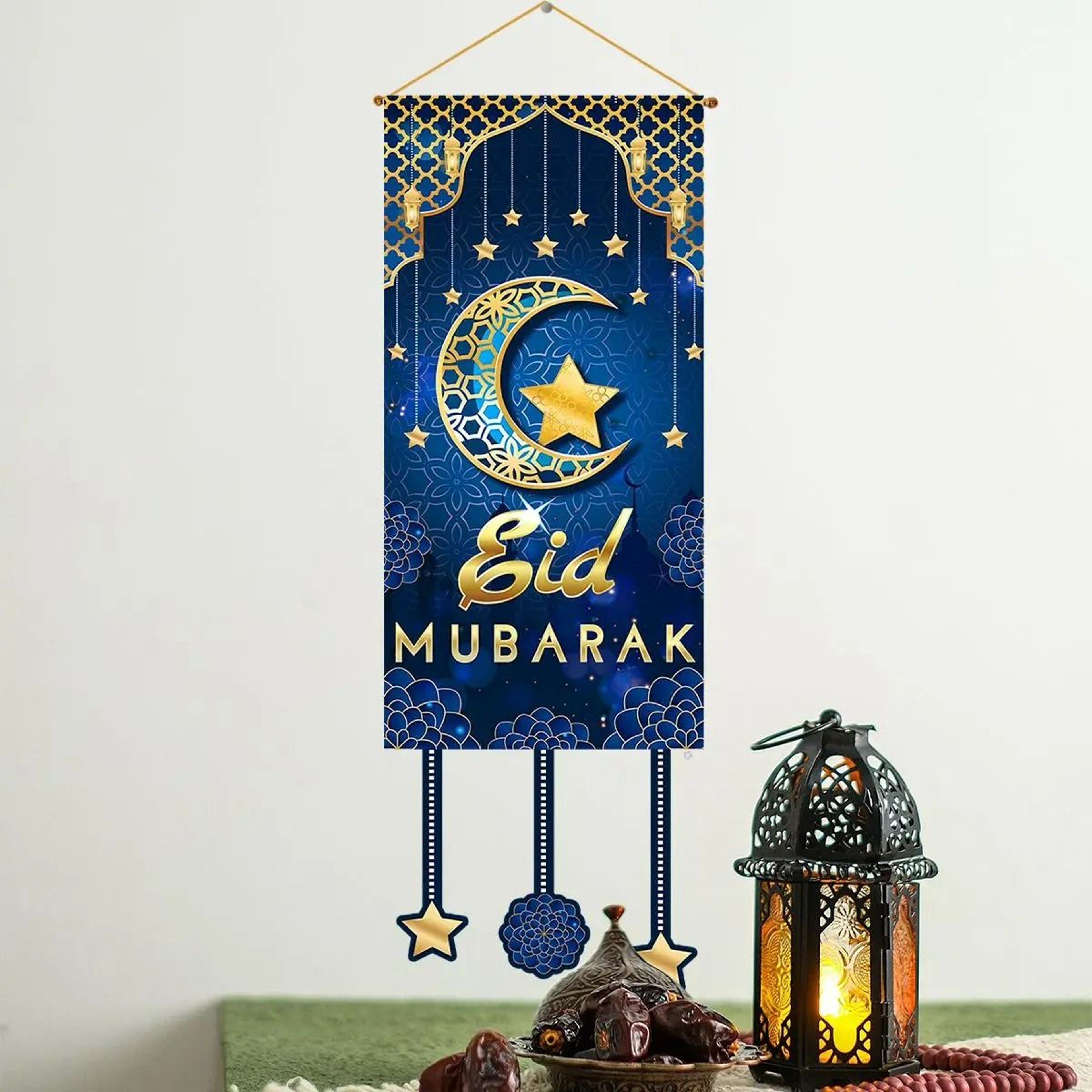 Ramadan Kareem  Eid Mubarak Hanging Banner Flag 5
