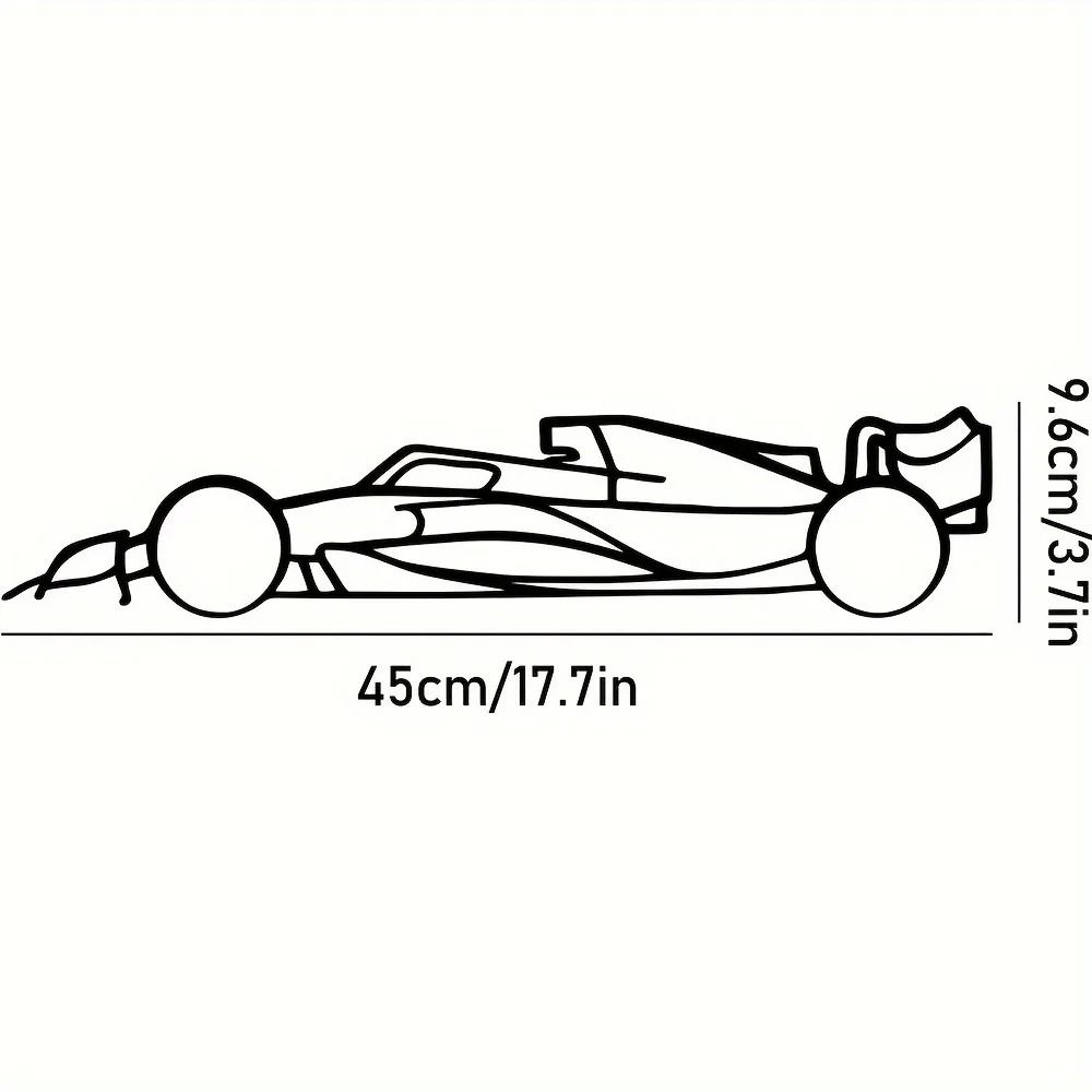HelloYoung Metal Racing Car Wall Art 13