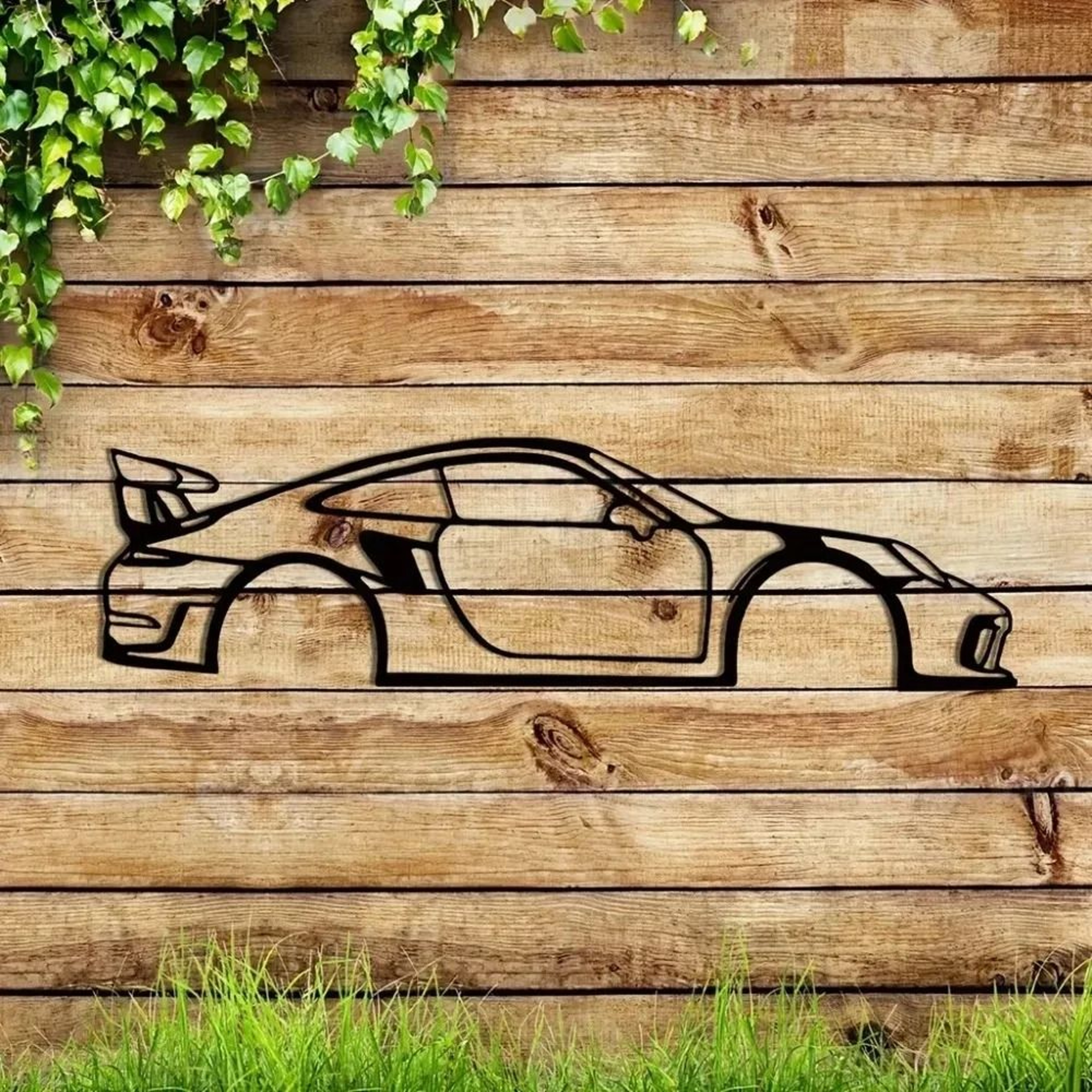 HelloYoung Metal Racing Car Wall Art 5