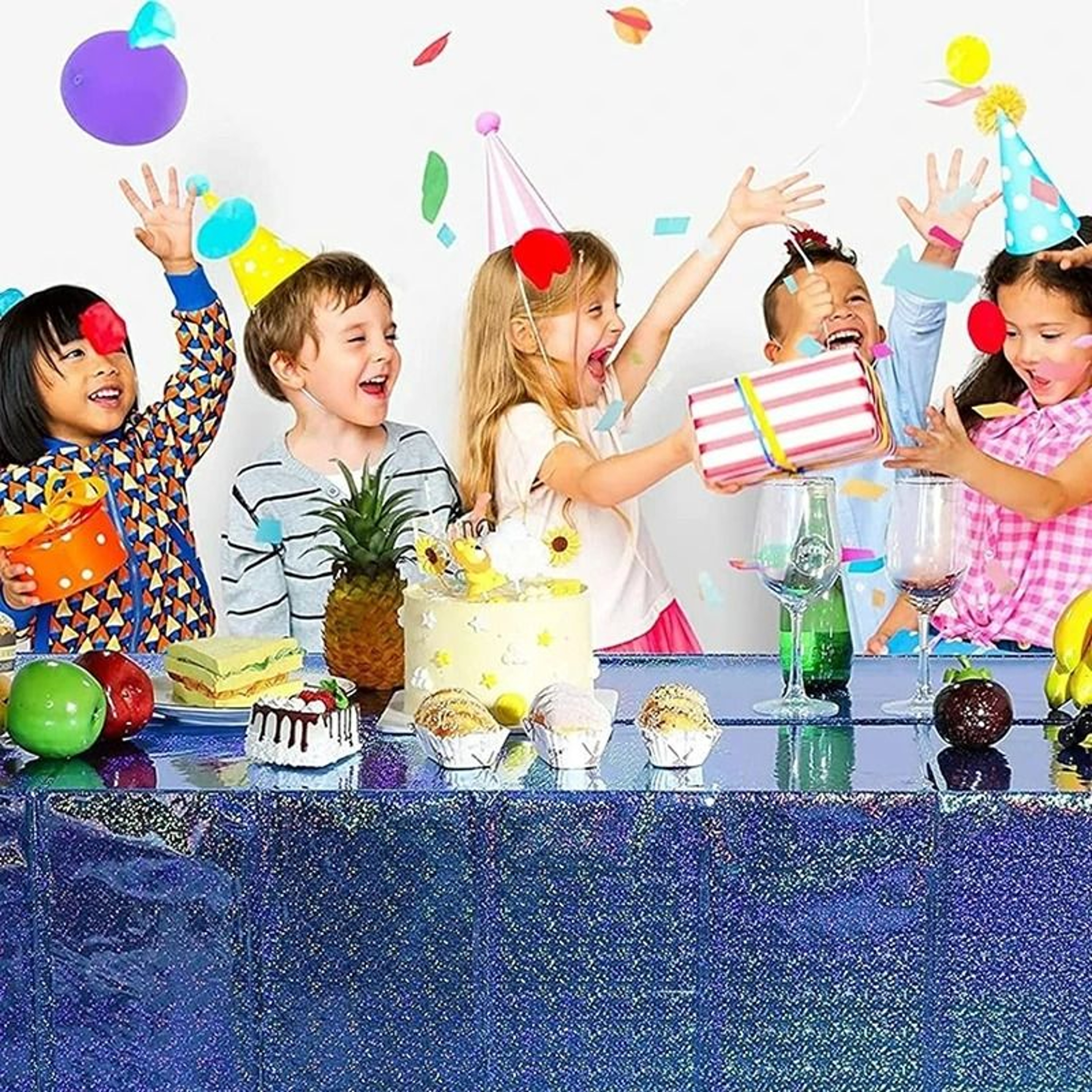 Glitter Aluminum Foil Tablecloth 2