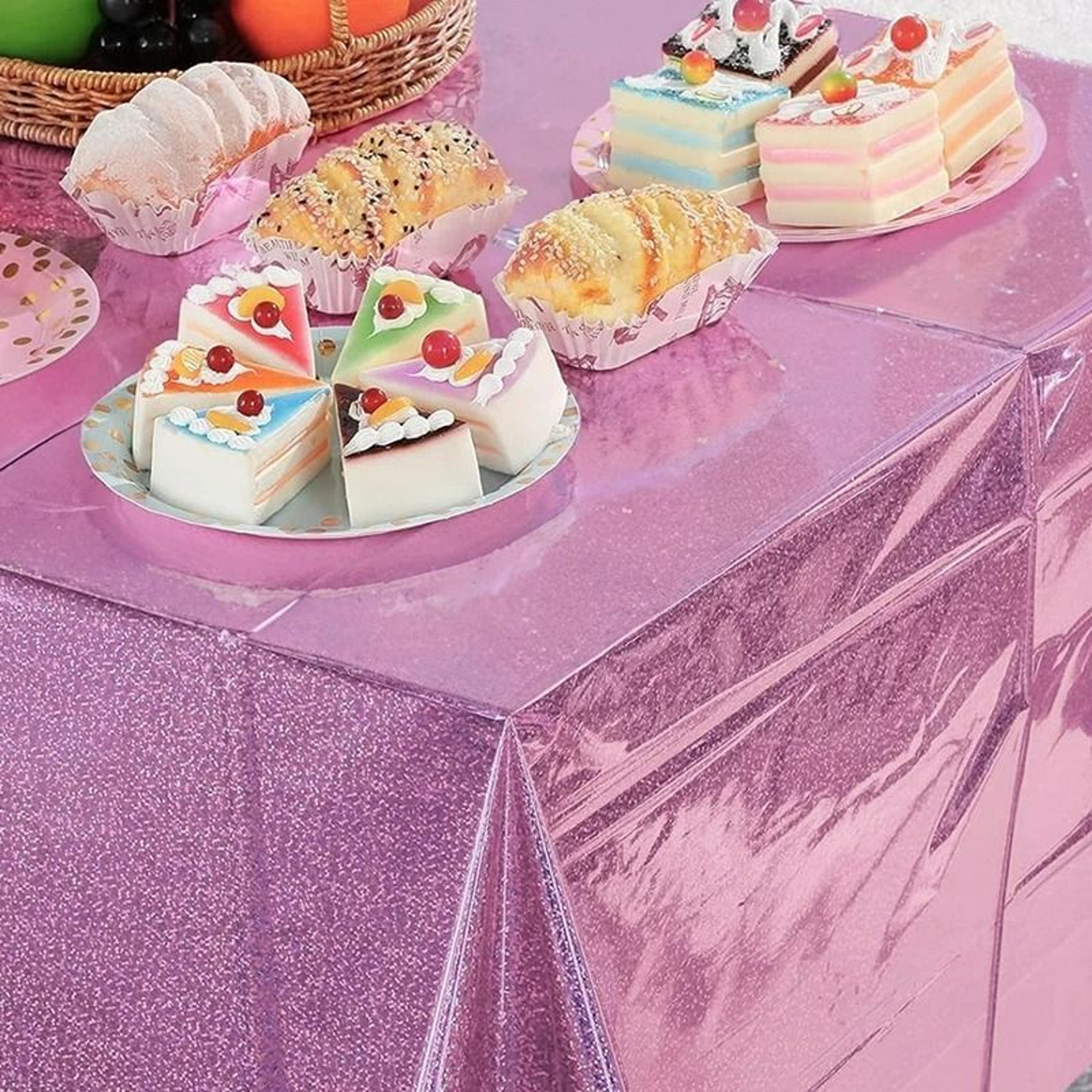 Glitter Aluminum Foil Tablecloth 4