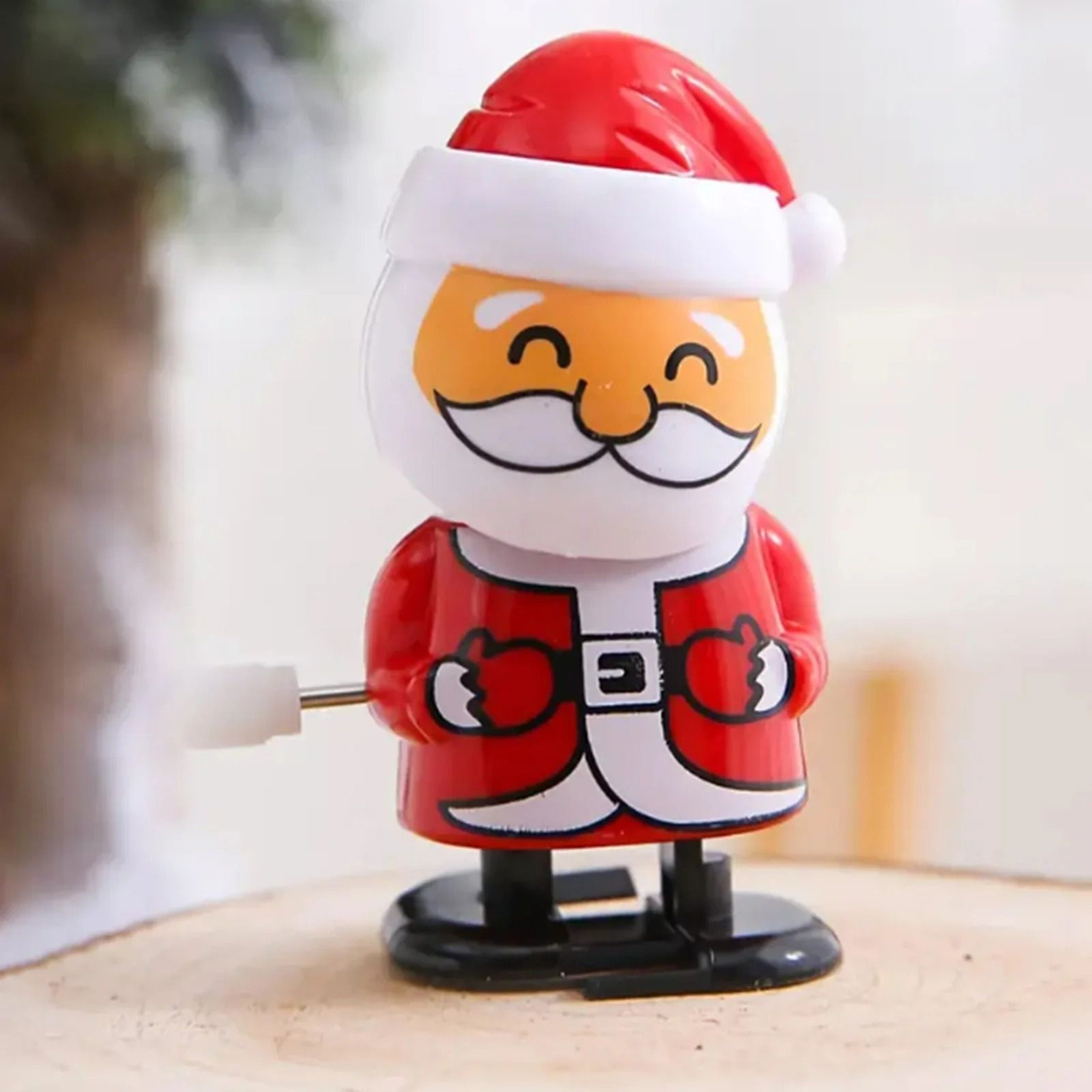 Festive WindUp Jumping  Walking Holiday Figurines 5