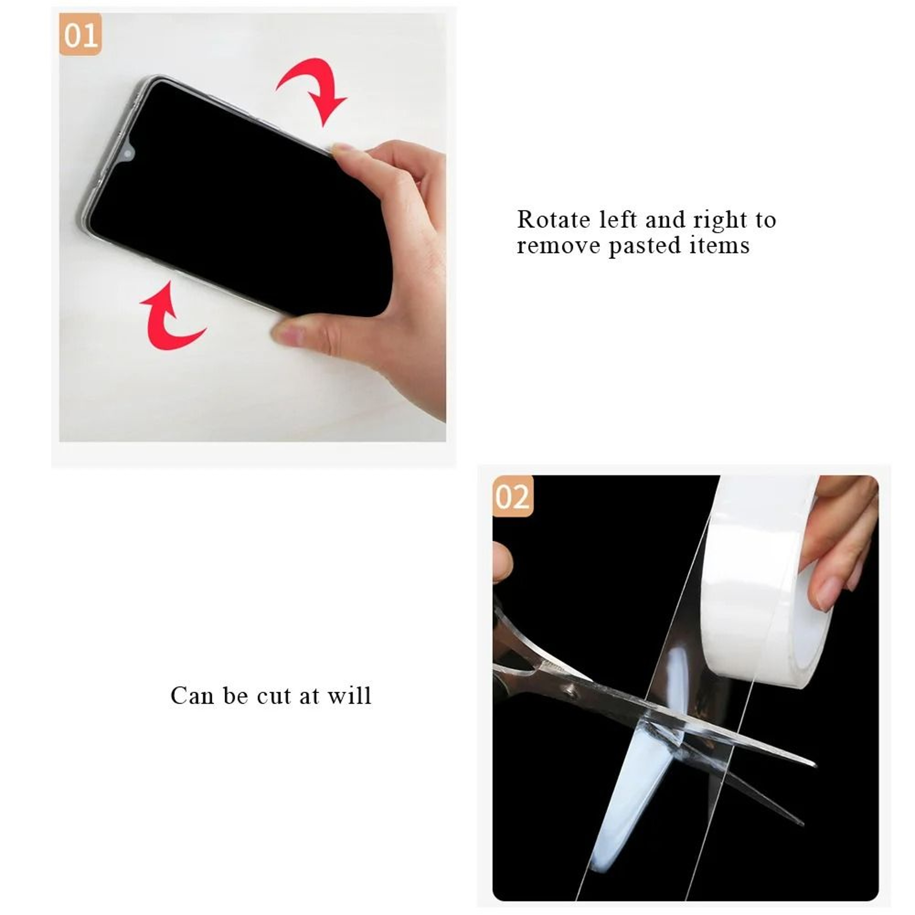 DoubleSided Transparent Nano Tape 5