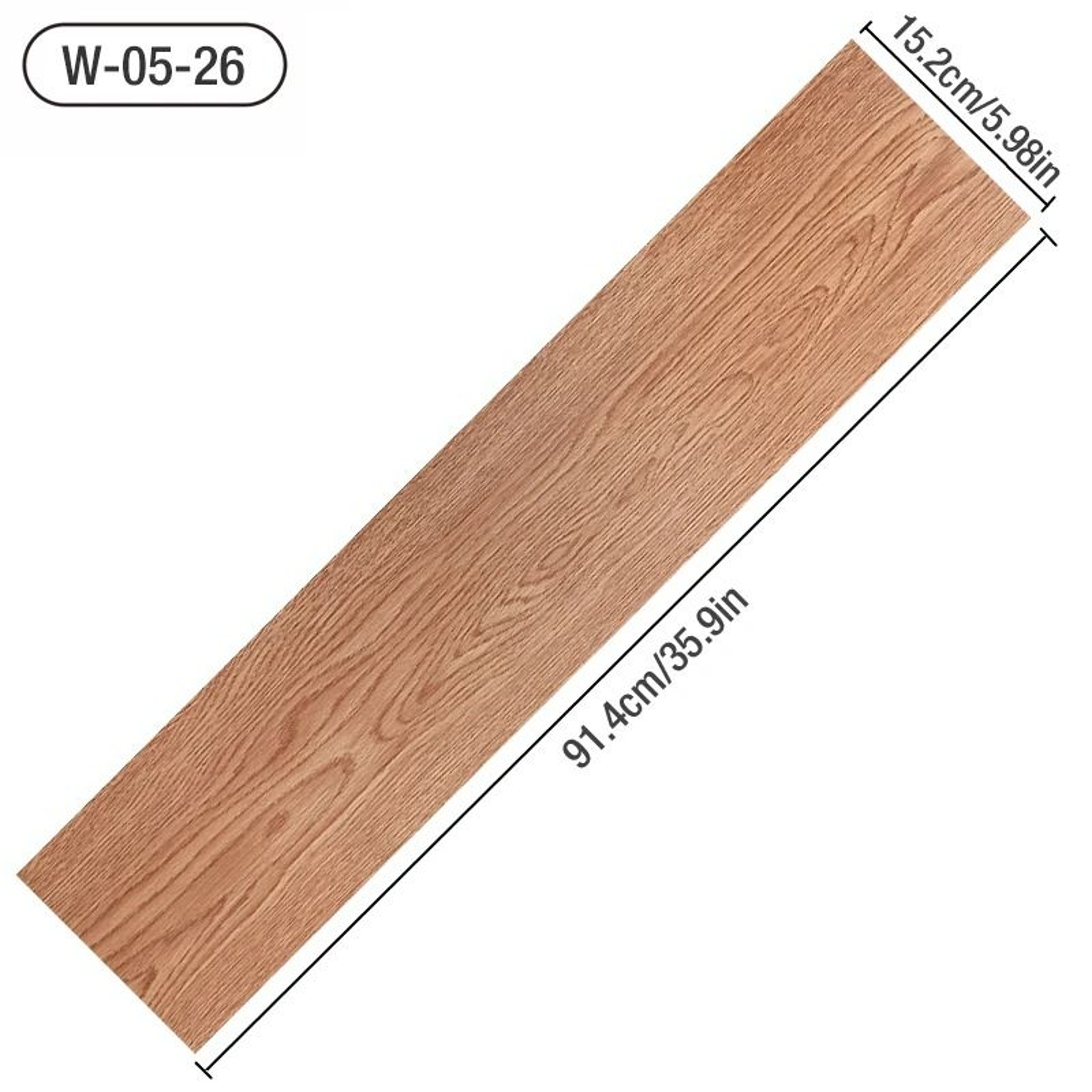 3D Wood Grain SelfAdhesive Waterproof Floor Stickers 3