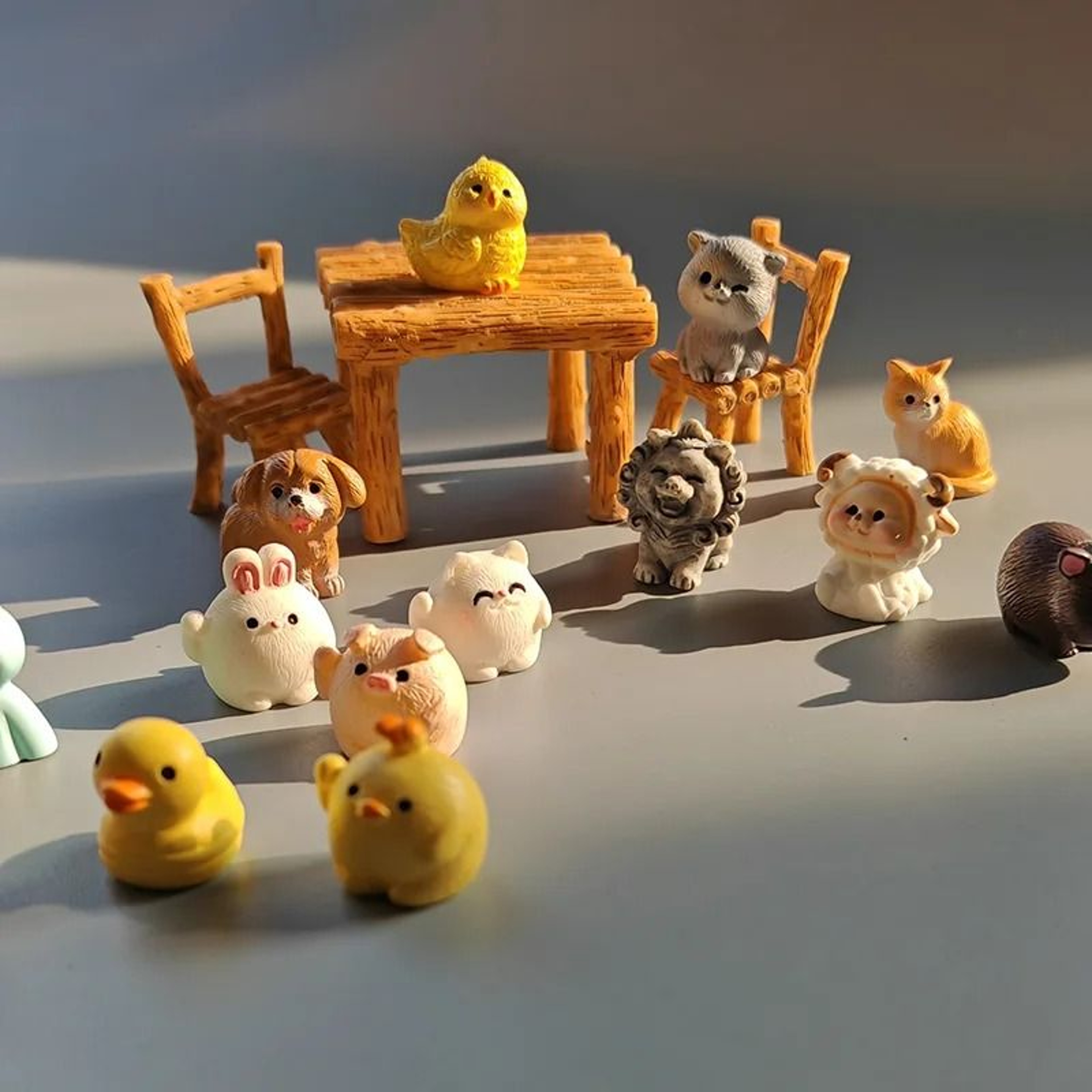 10Piece Miniature Animal Figurines Set 2